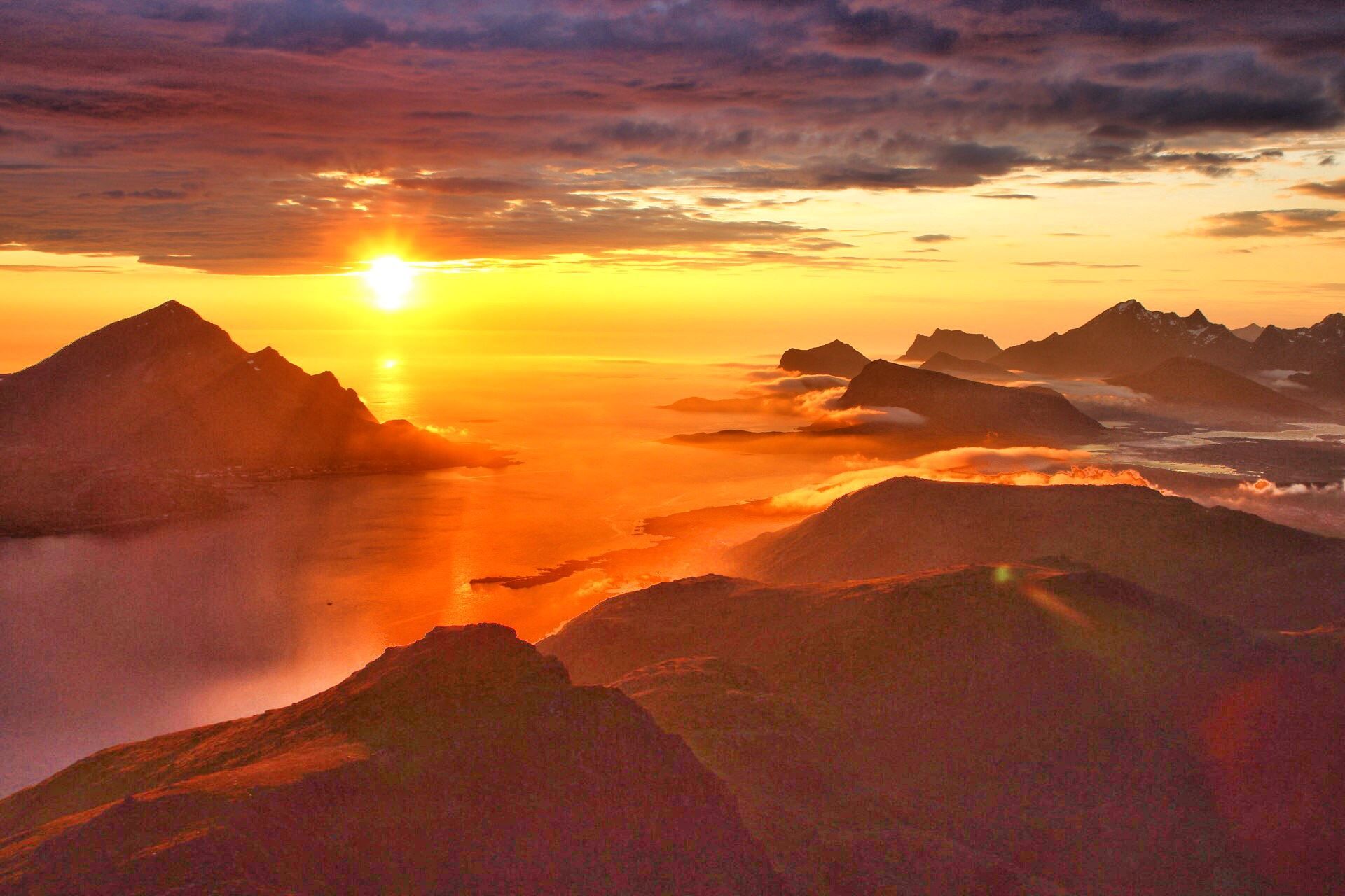 Vestlofoten fra Skottinden