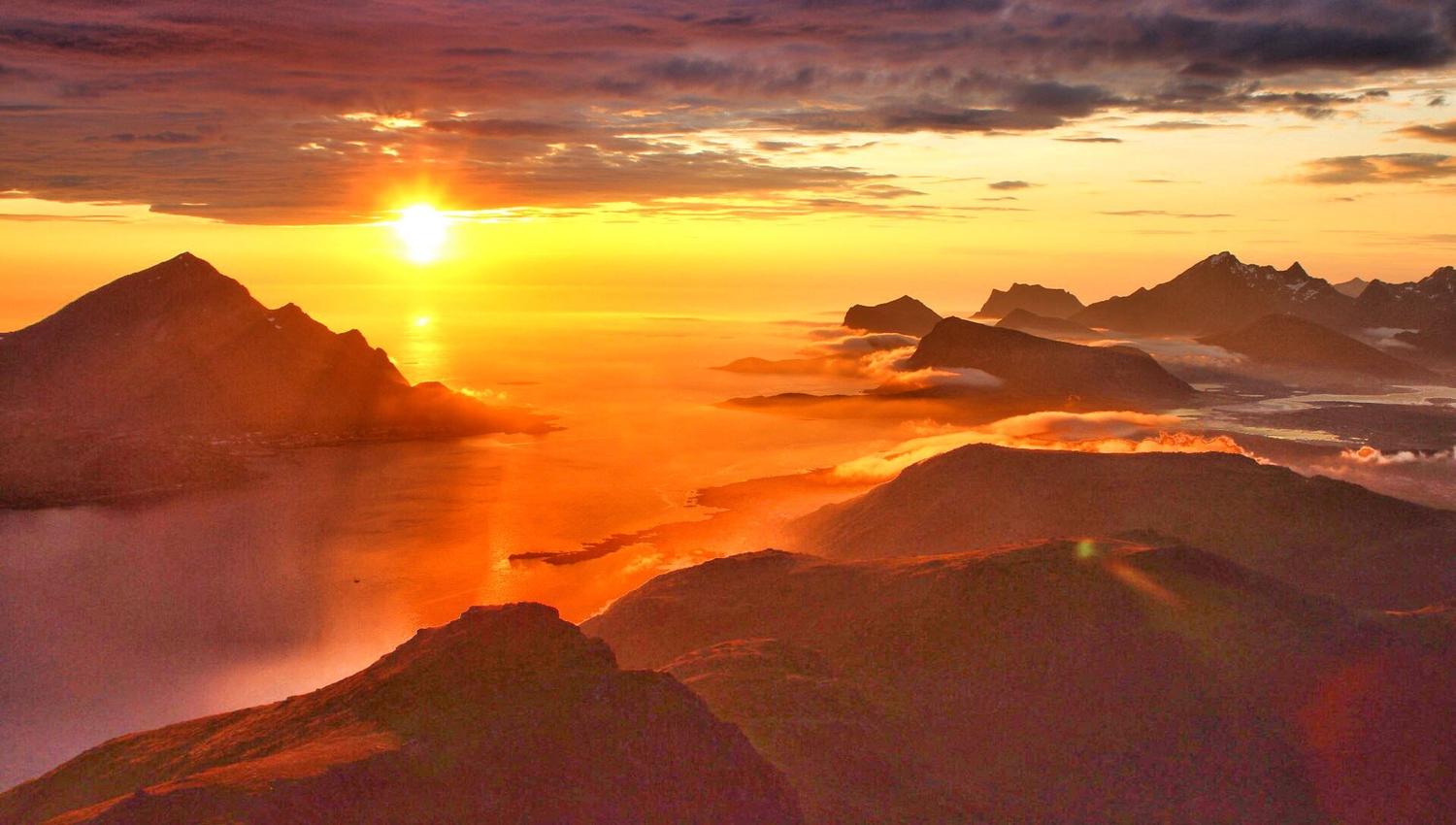 Vestlofoten fra Skottinden