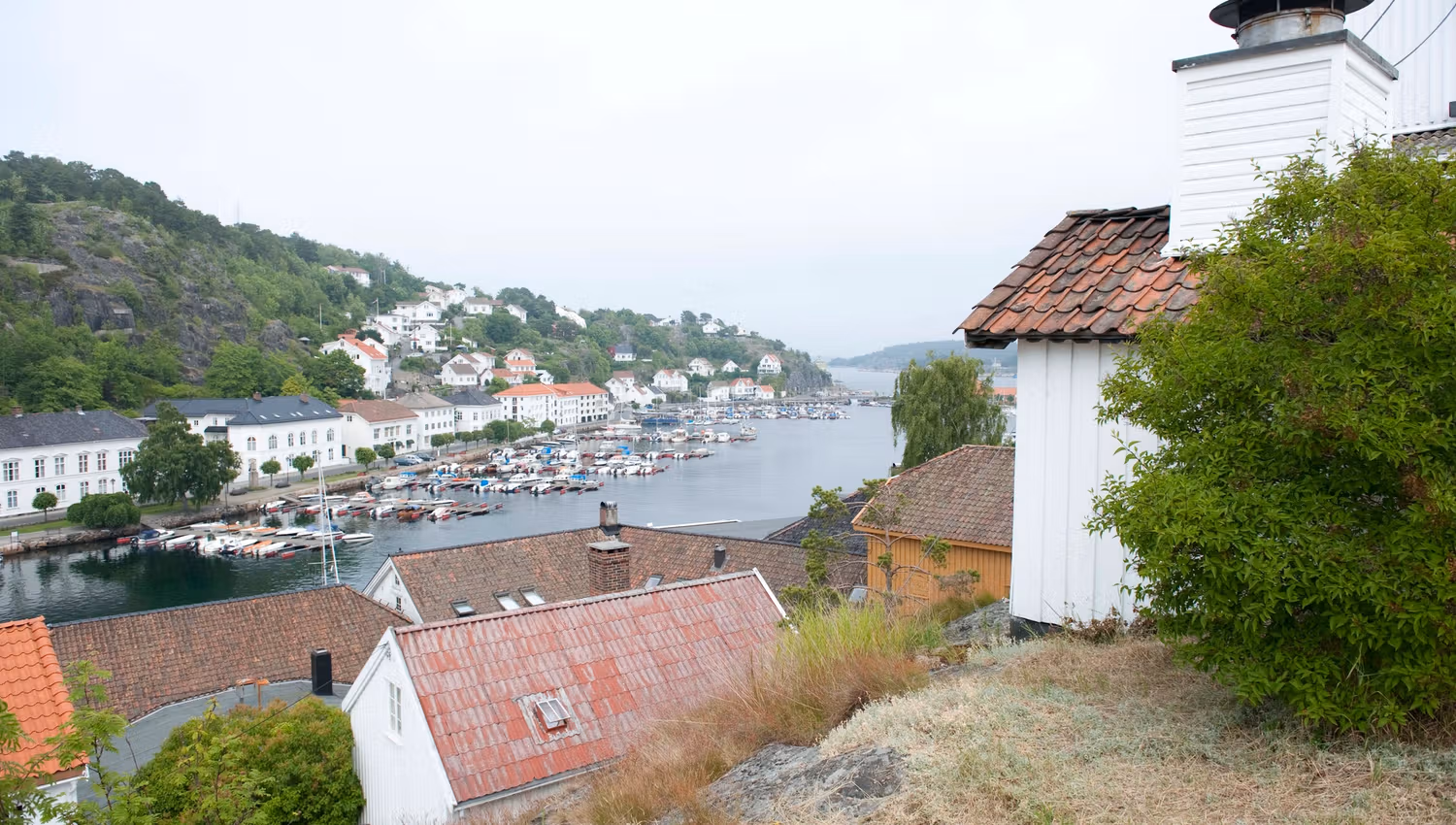 Risør branntårnet panoramisk utsikt