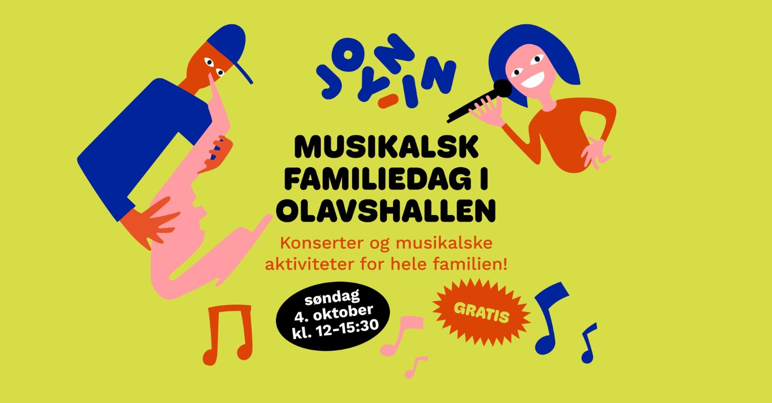 JOYN-IN Gratis familiedag i Olavshallen