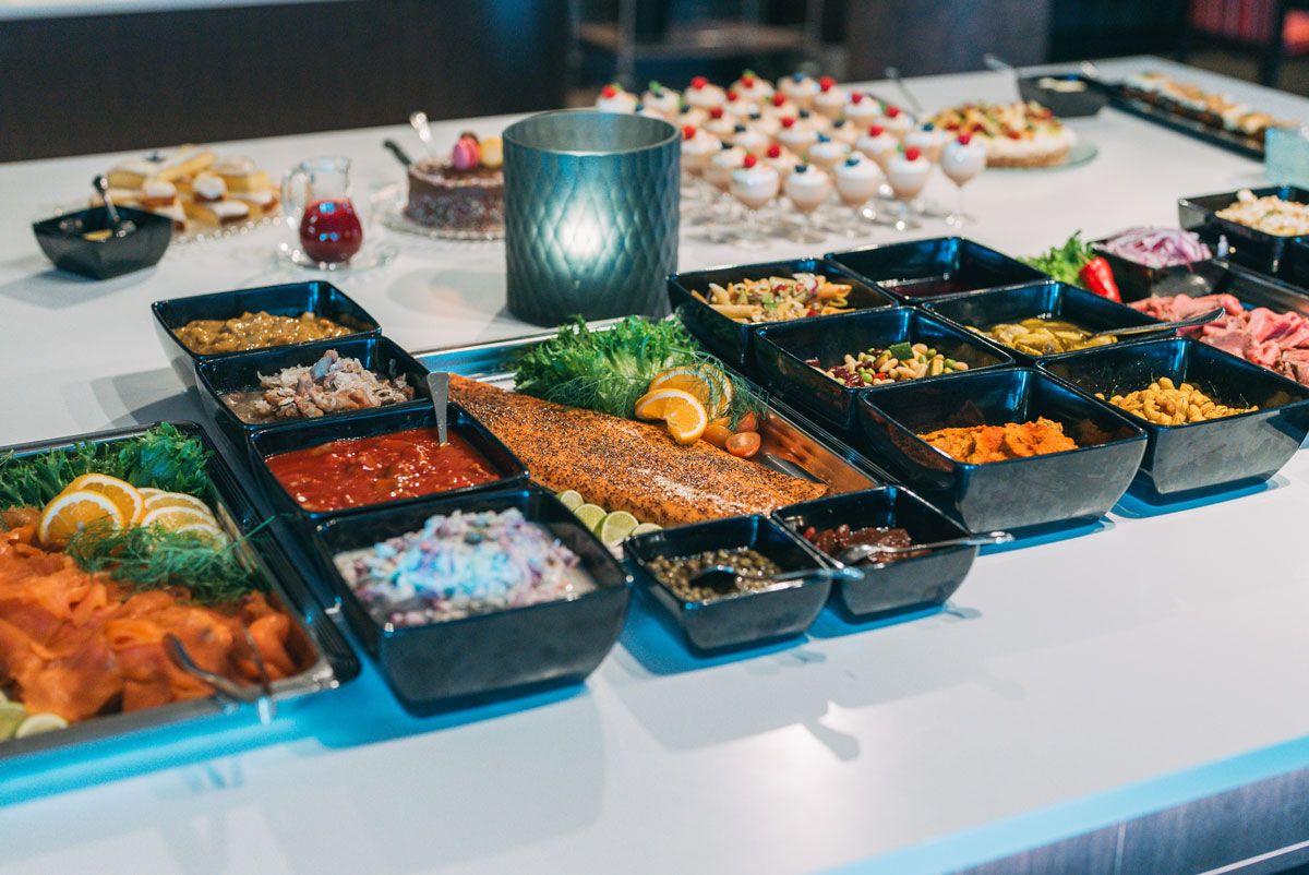 buffet at Hotel Vic