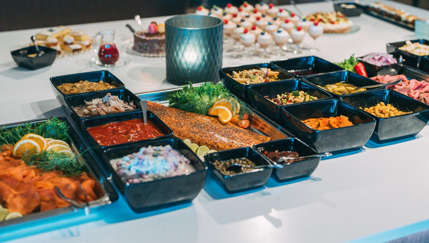 buffet at Hotel Vic
