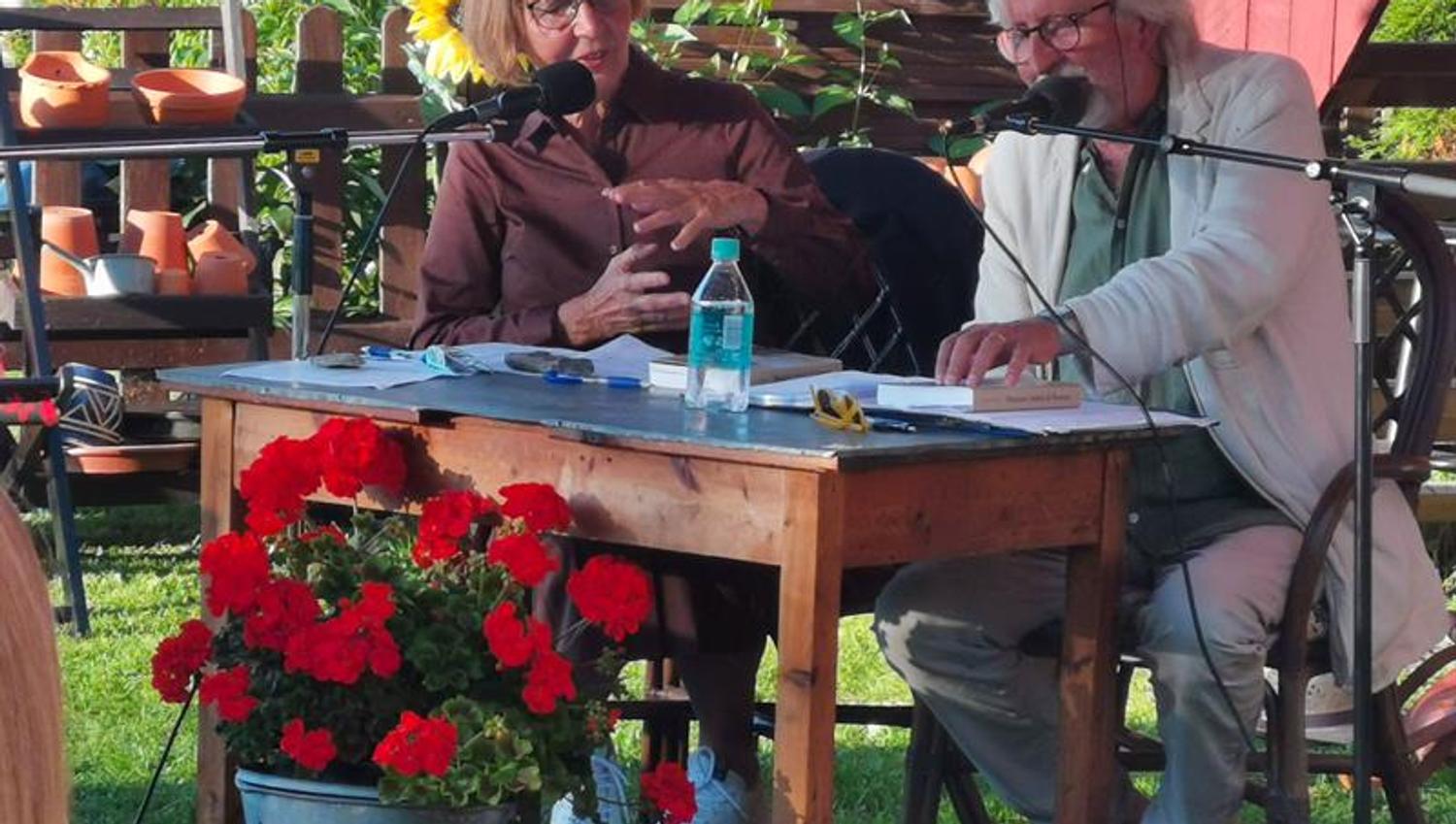 Arrangement i hagen på Garveriet