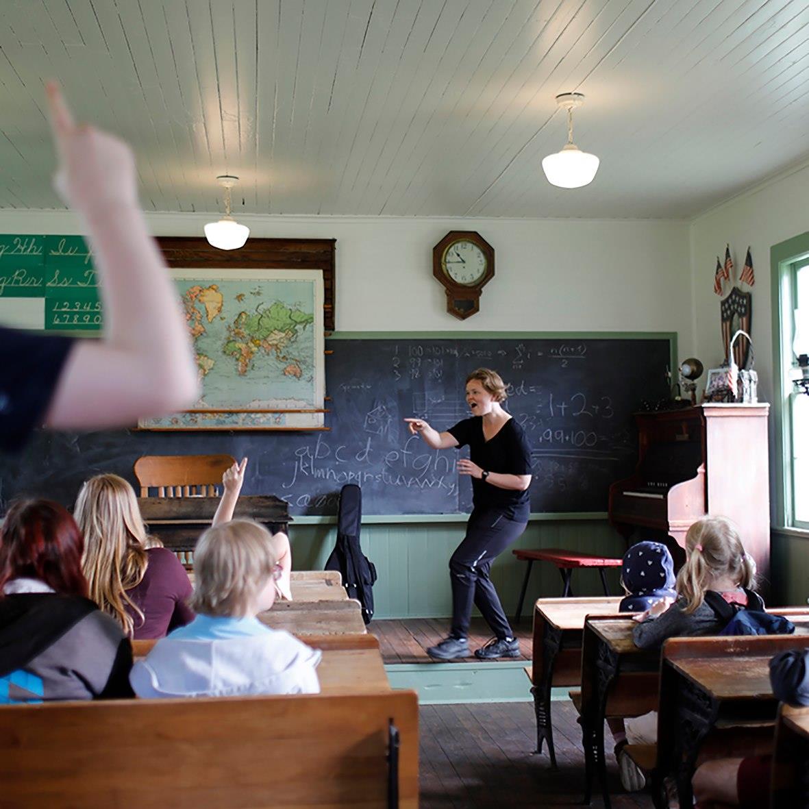Skoleundervisning i gamledager