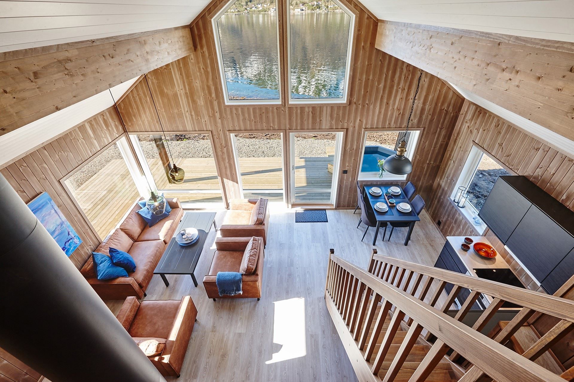 Living room in the cabin