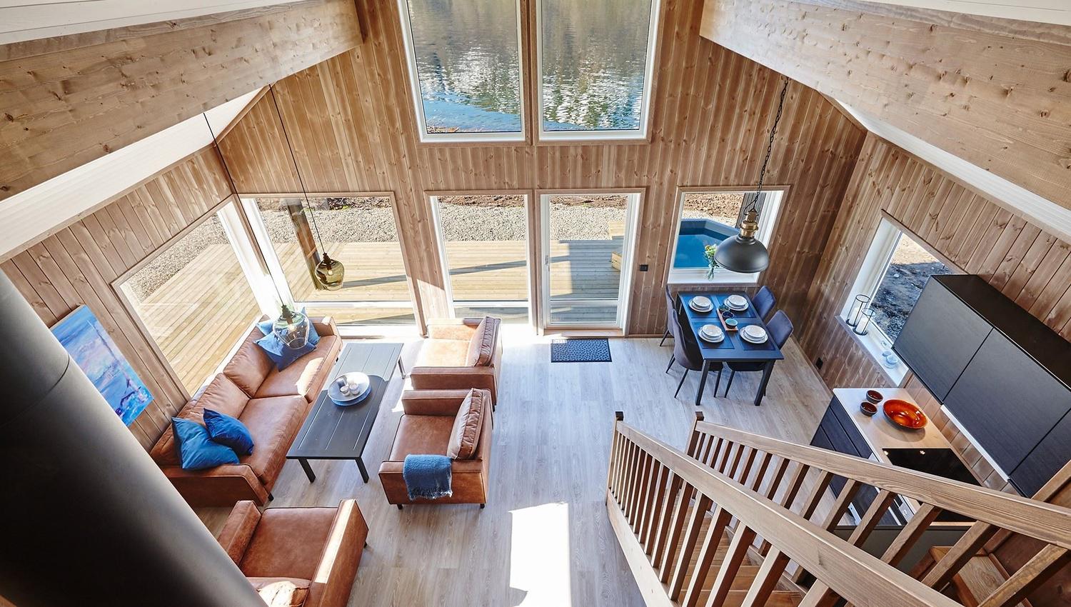 Living room in the cabin