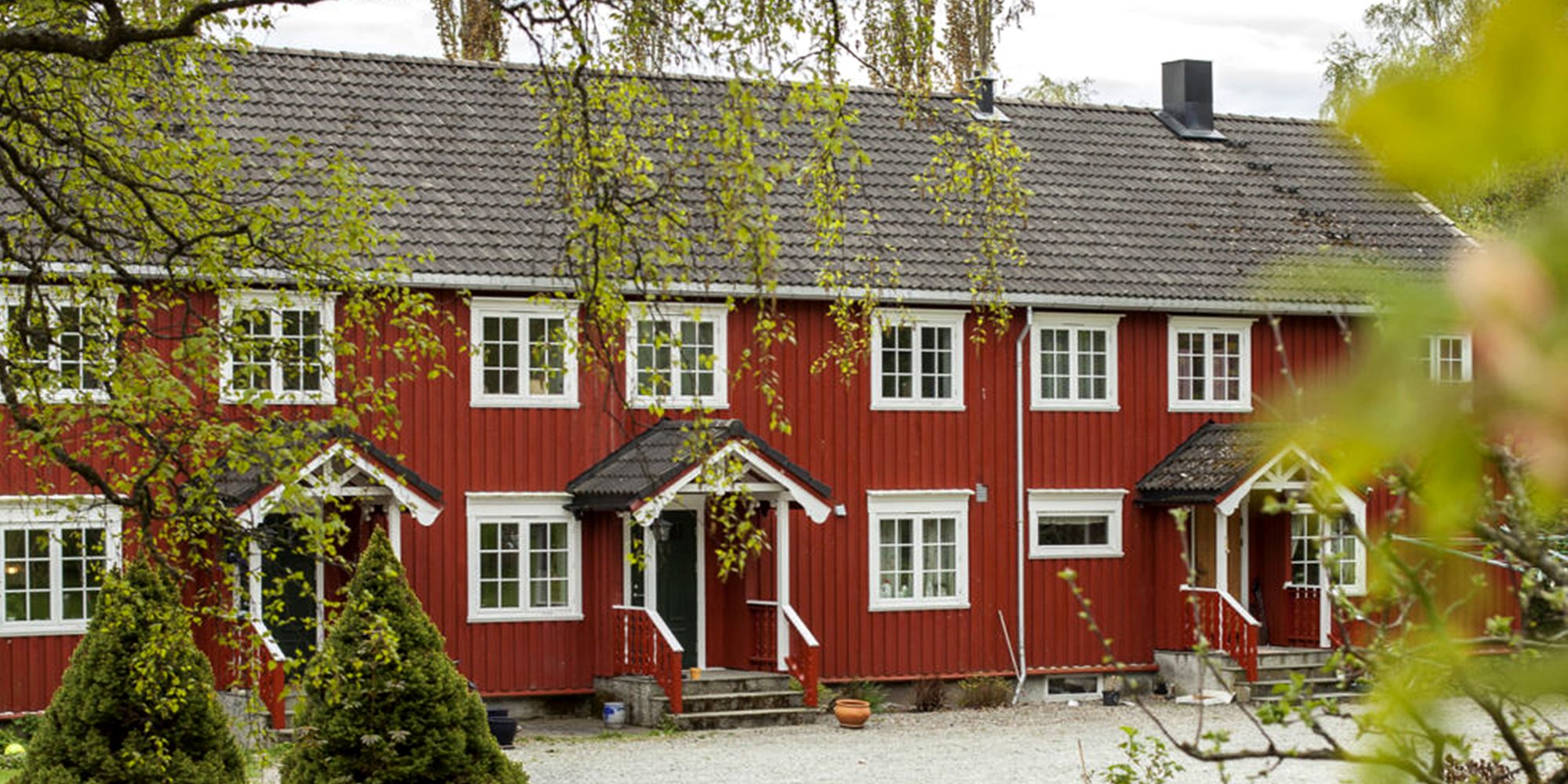 Inderøy Gårdsbryggeri, along the golden road - the main house.