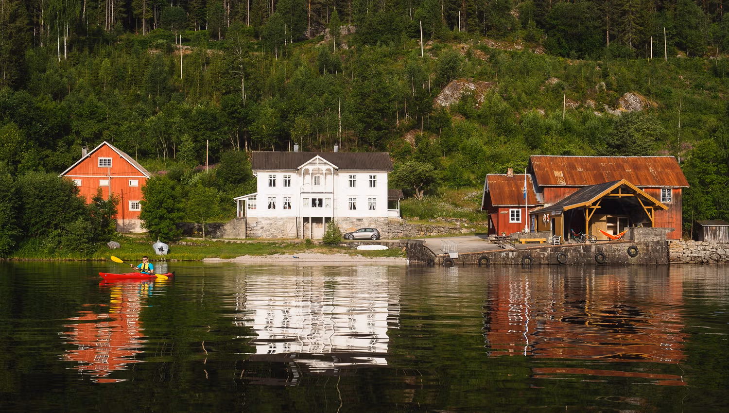 padling ved soveboksen i Bandaksli