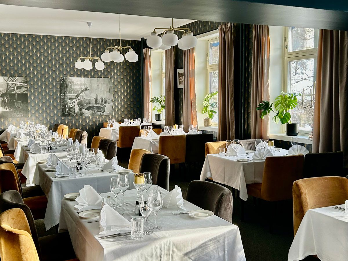 restaurant på Brattrein Hotel