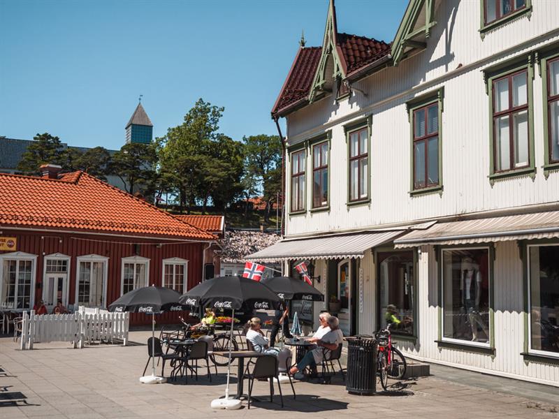 Langesund Landhandel uteplass