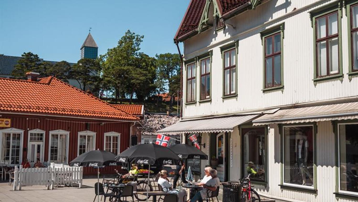 Langesund Landhandel uteplass