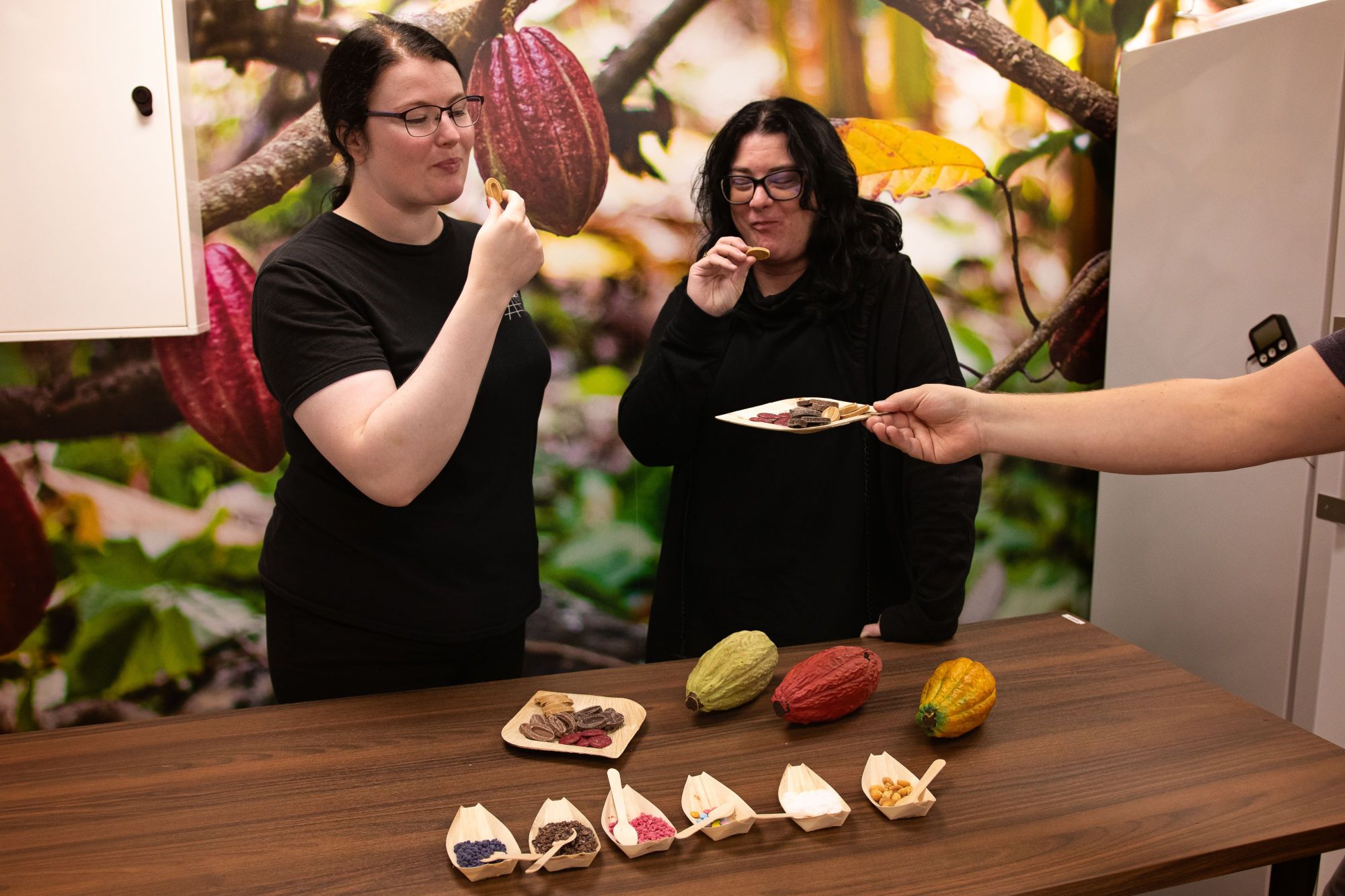 Chili Chocolate making chocolate and tasting