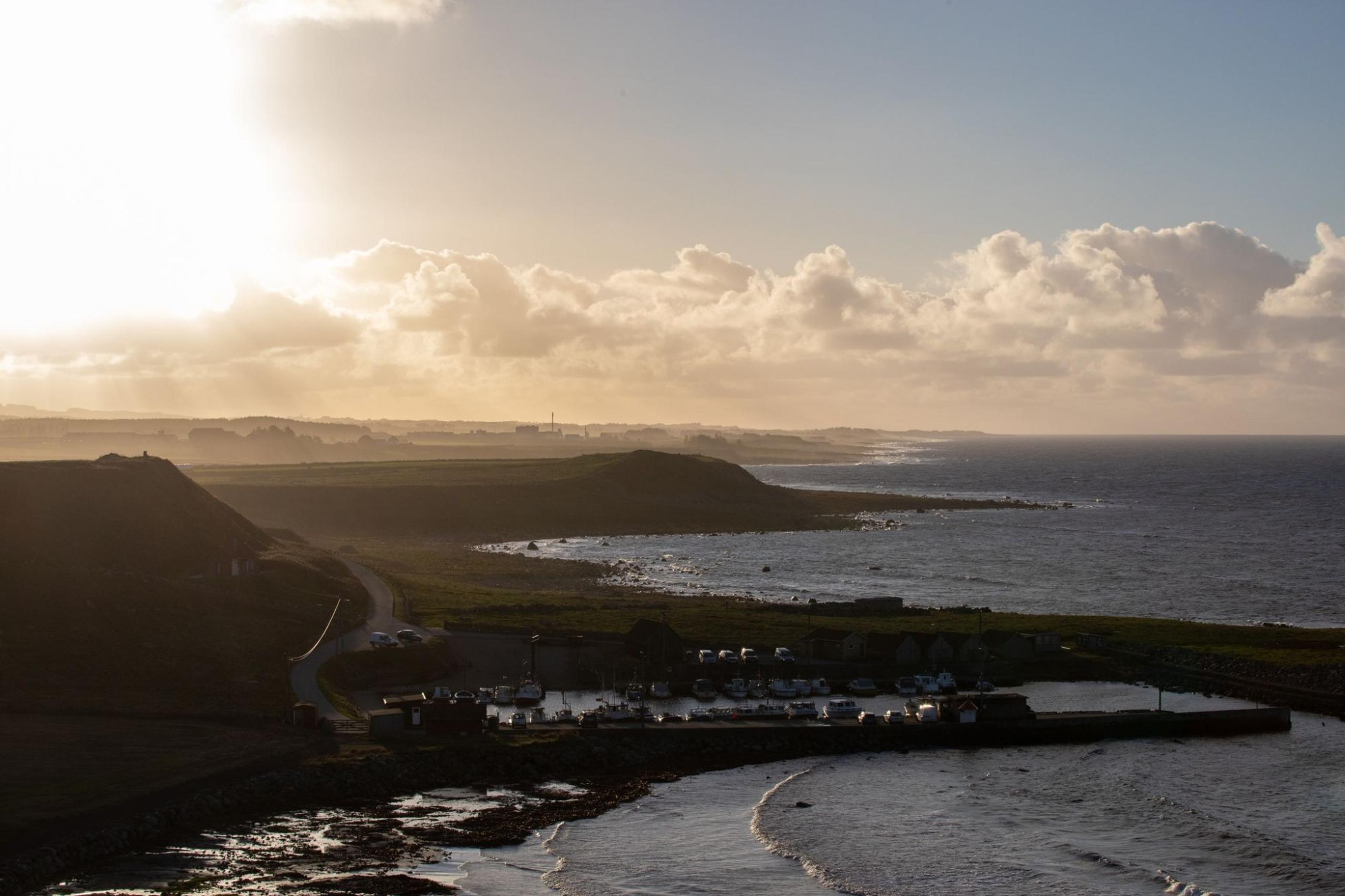 Obrestad harbour