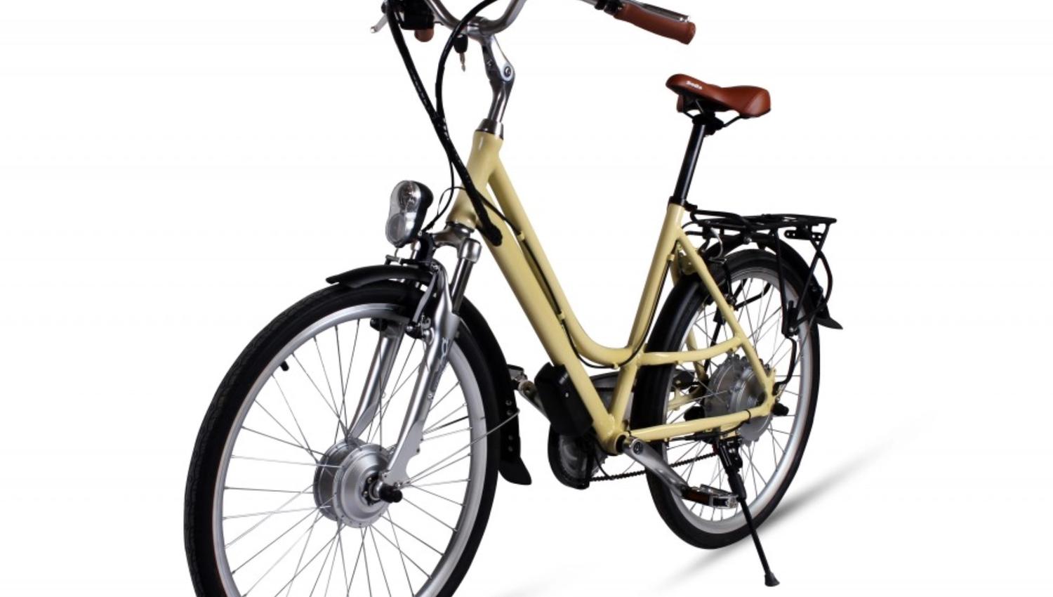 See Bergen from the seat of a bike with an El-bike
