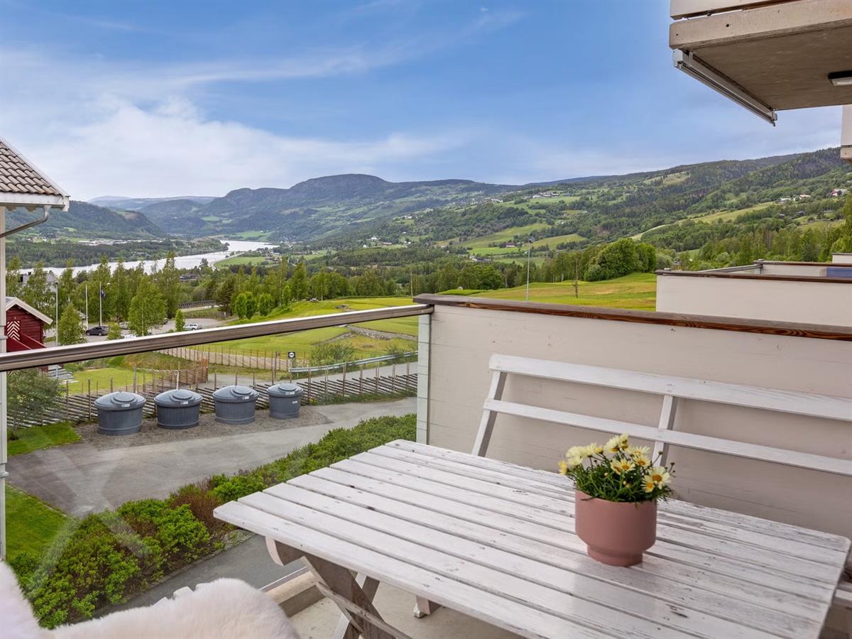 The apartments have their own terrace.