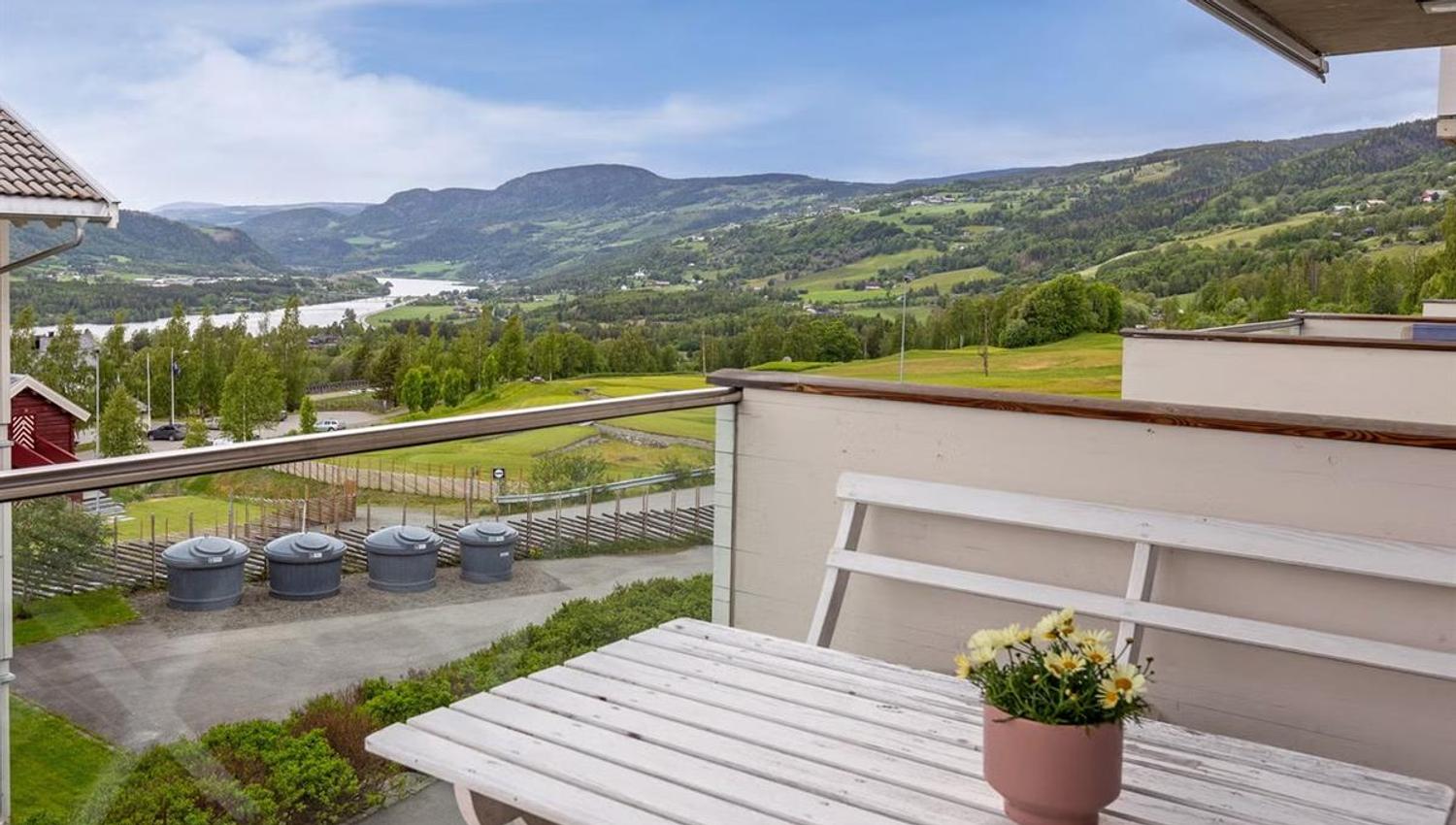 The apartments have their own terrace.