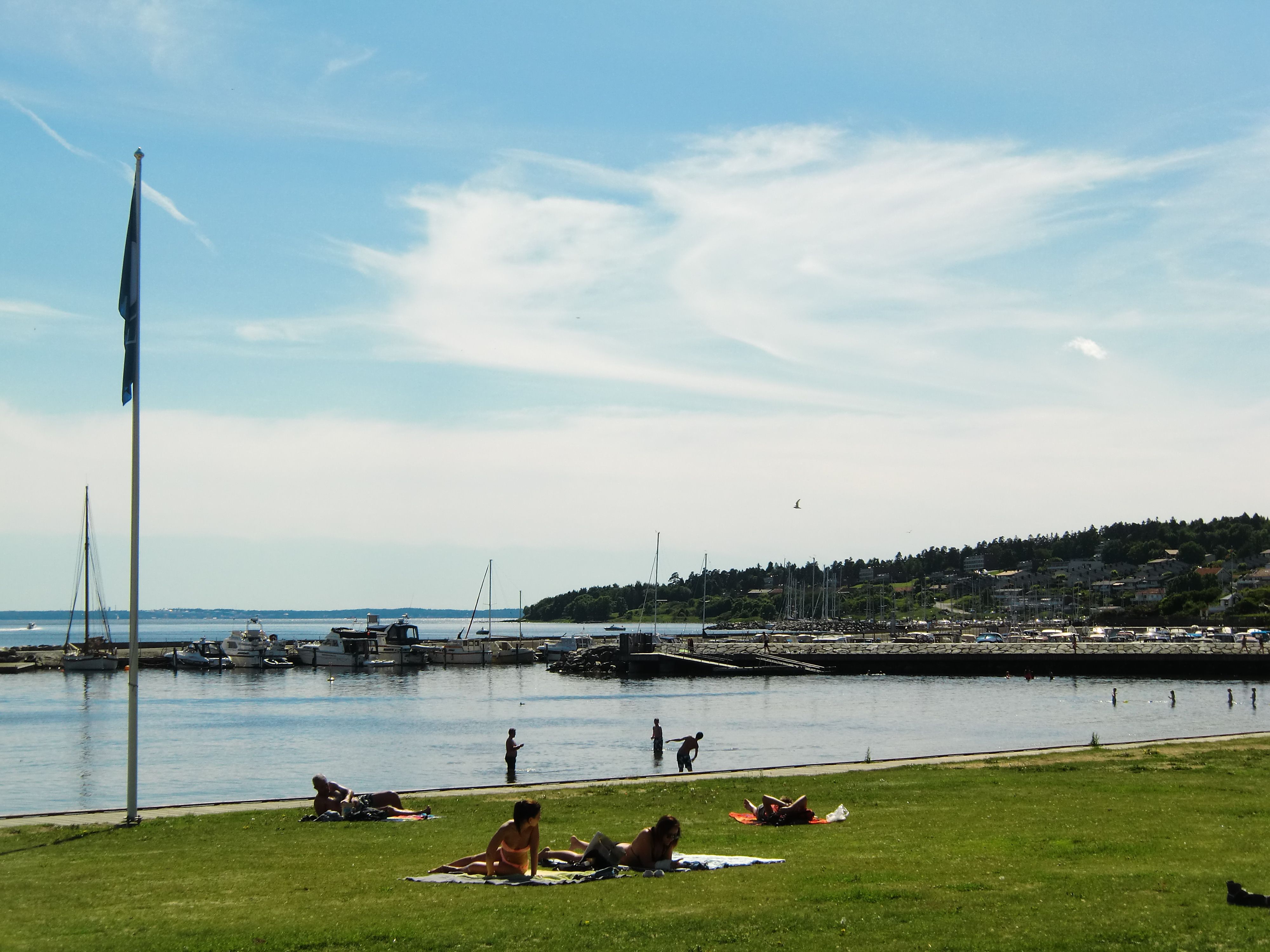 Sjøbadet blått flagg