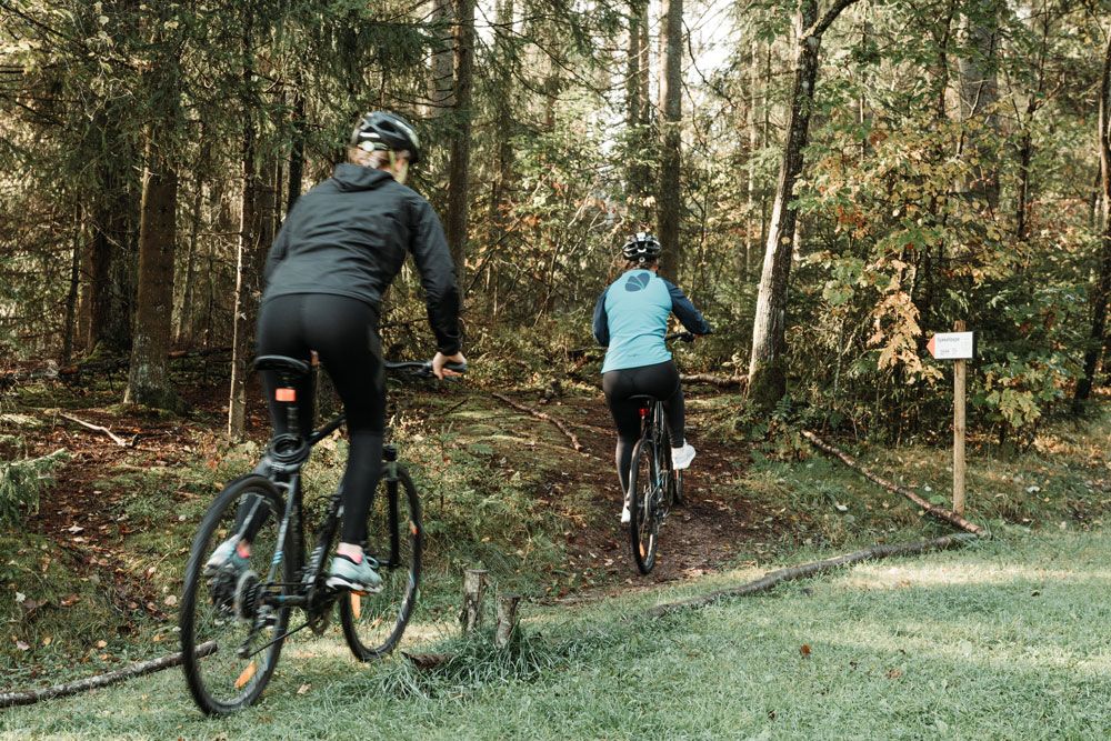 cycle path at the Skien fritidspark