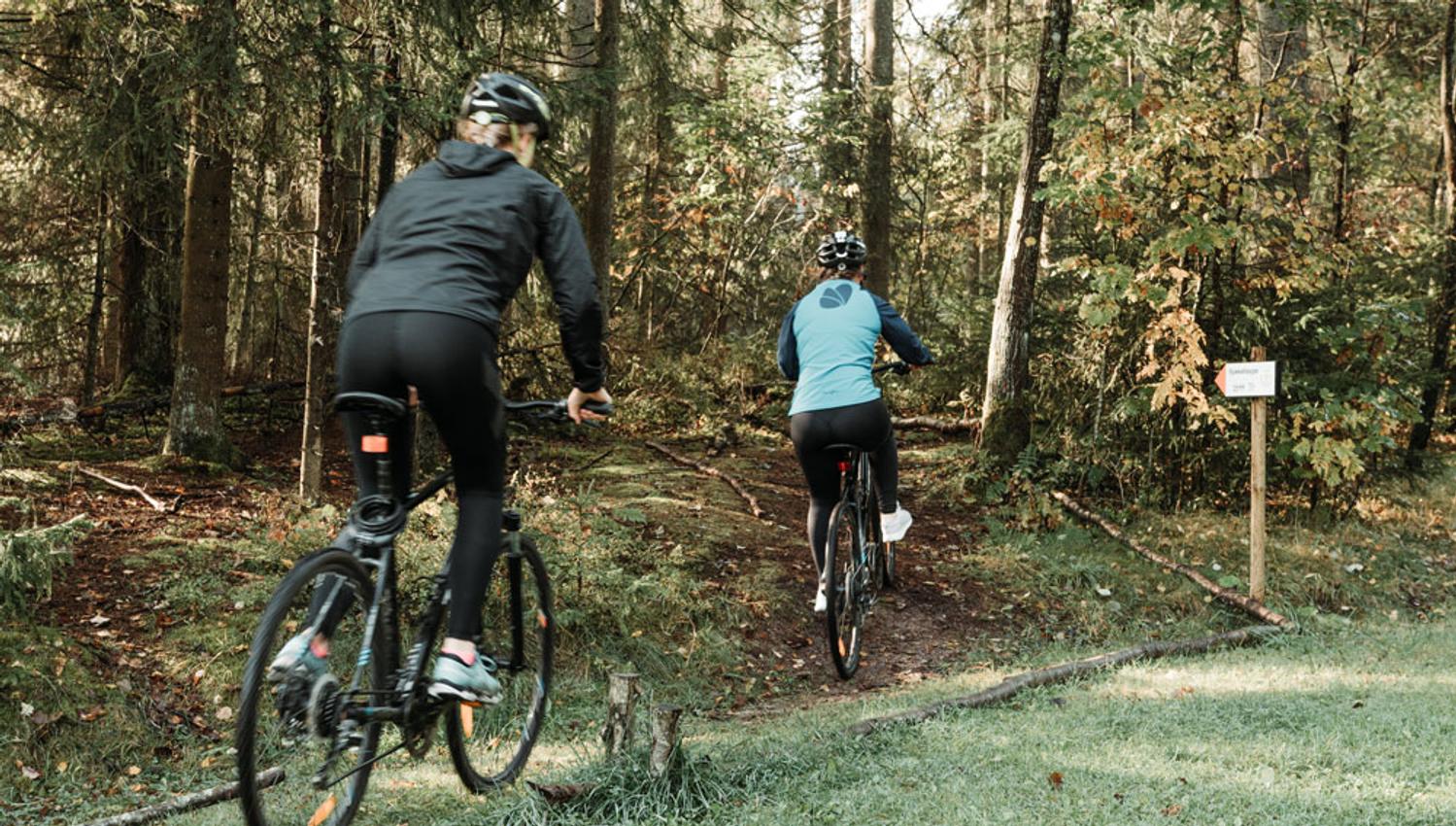 cycle path at the Skien fritidspark