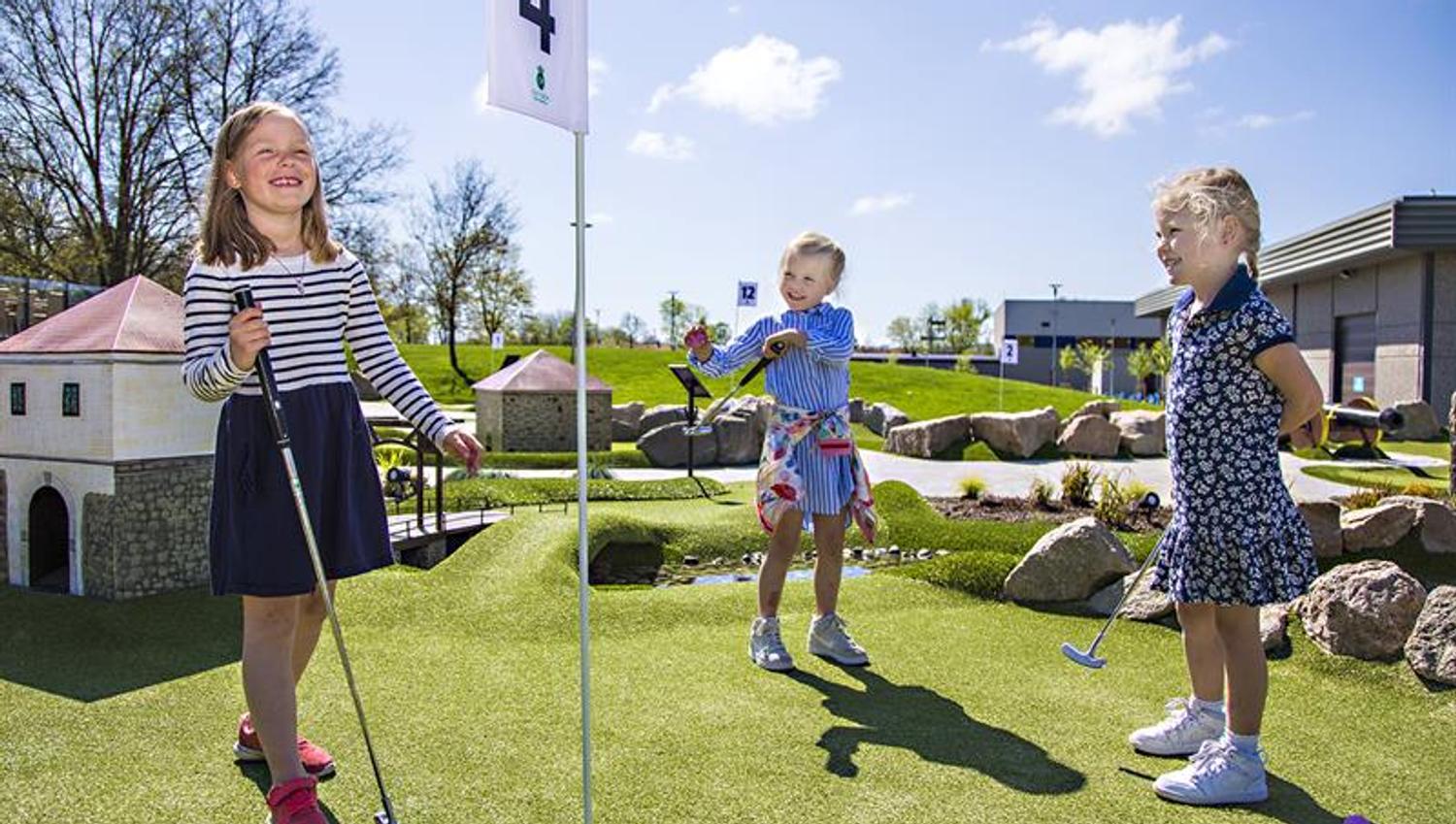 Minigolf barn