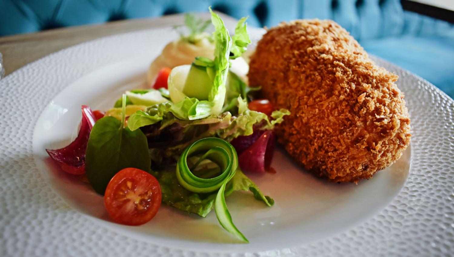 French-inspired dishes are served at Merci Restaurant in Porsgrunn