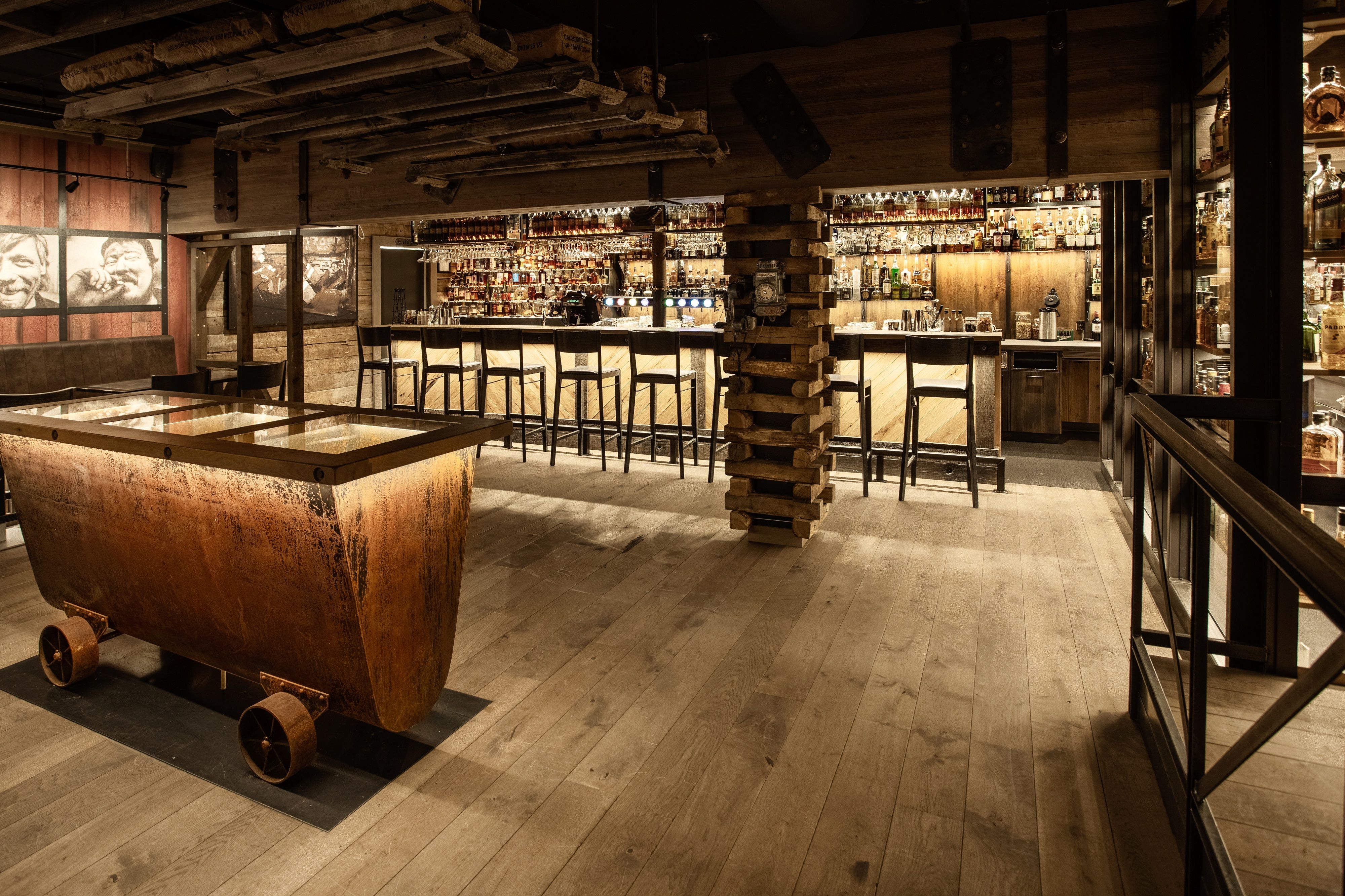 View towards the bar