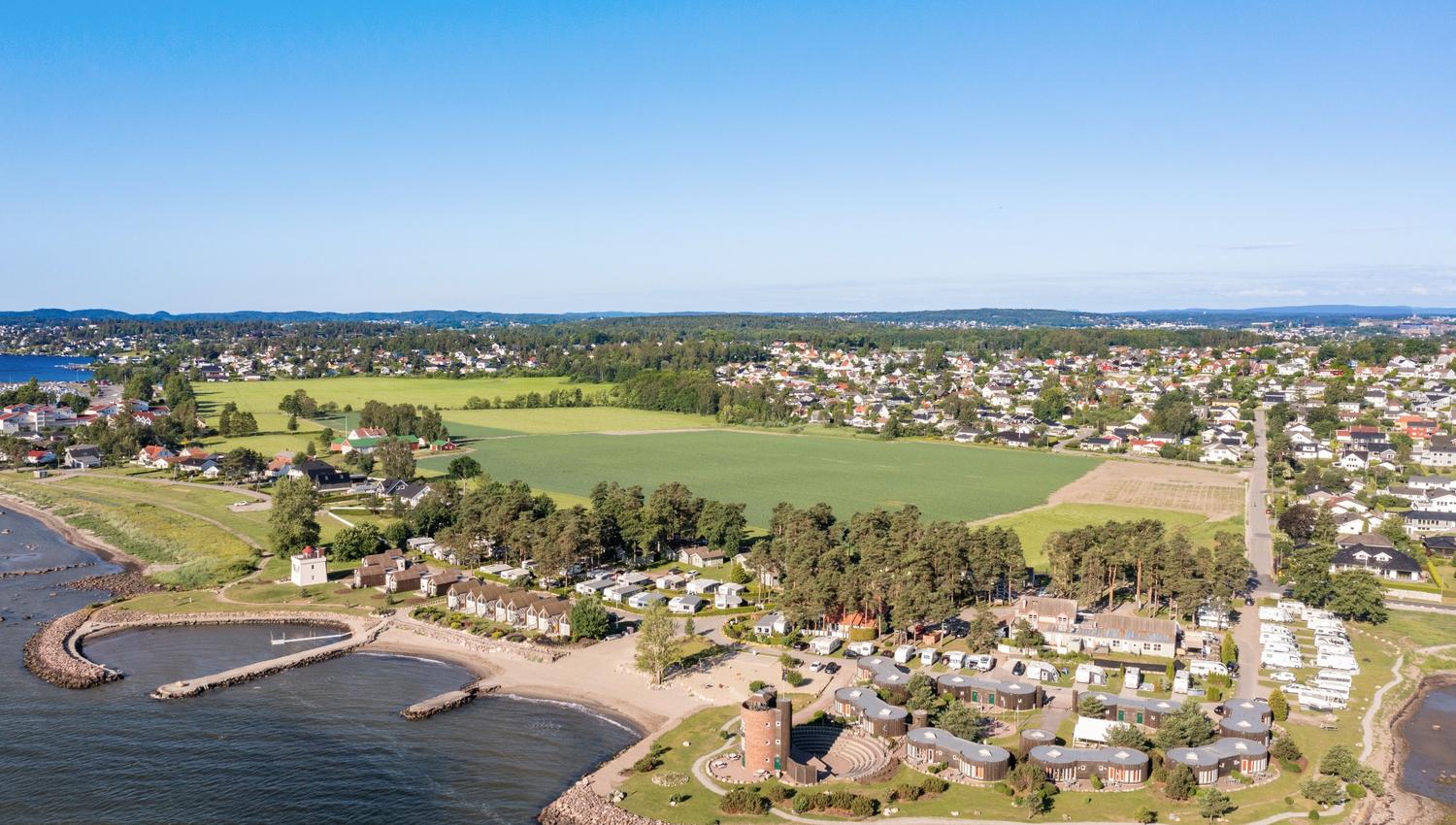 Overview of Furustrand Camping