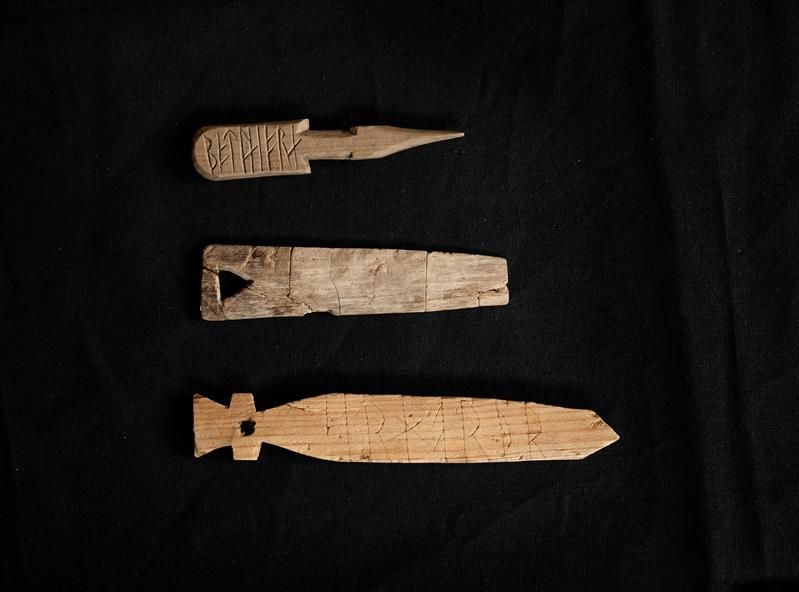 Rune sticks at Bryggens Museum