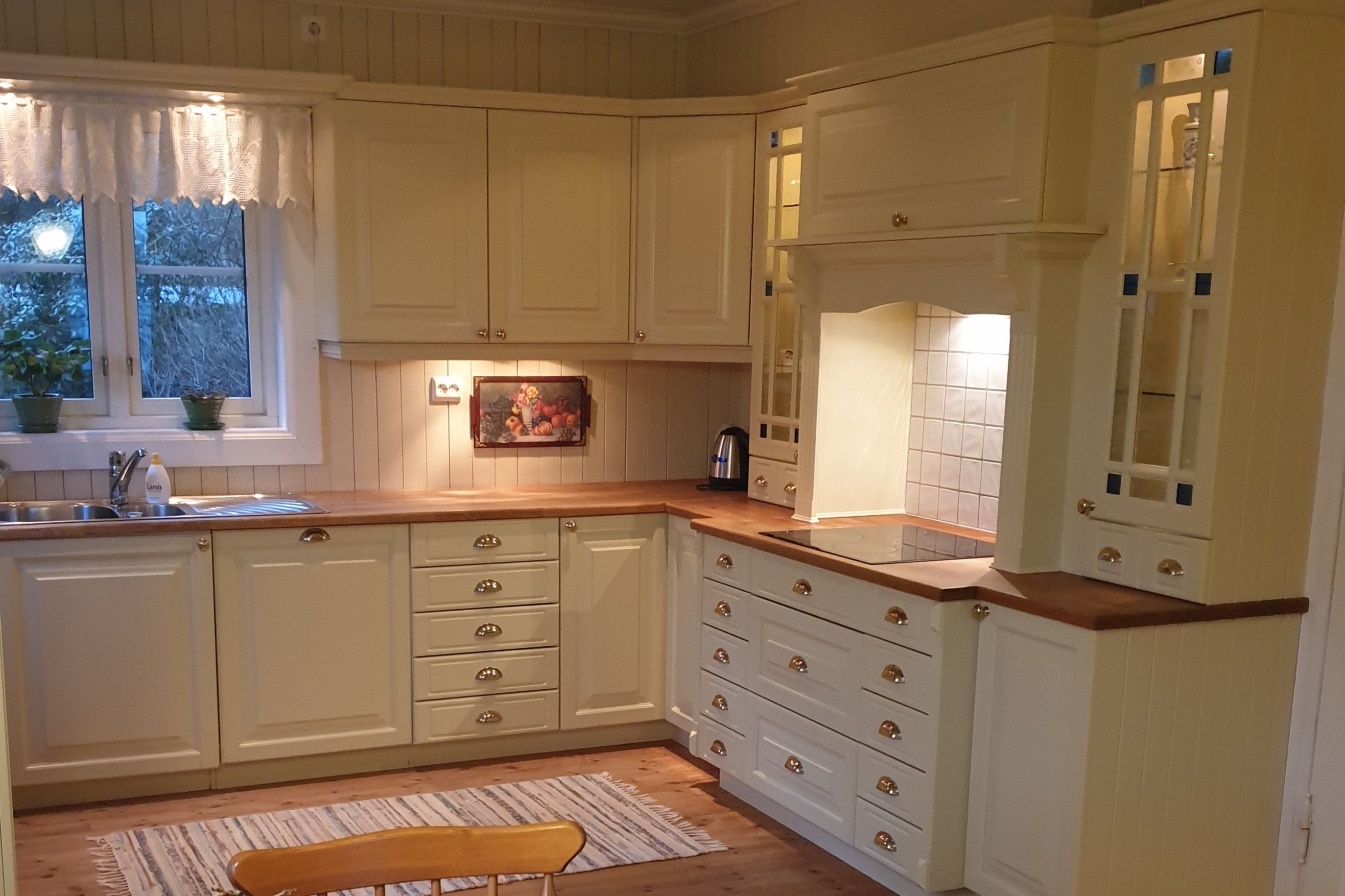 The kitchen in the Holiday home.