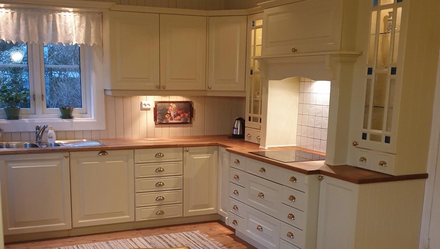 The kitchen in the Holiday home.