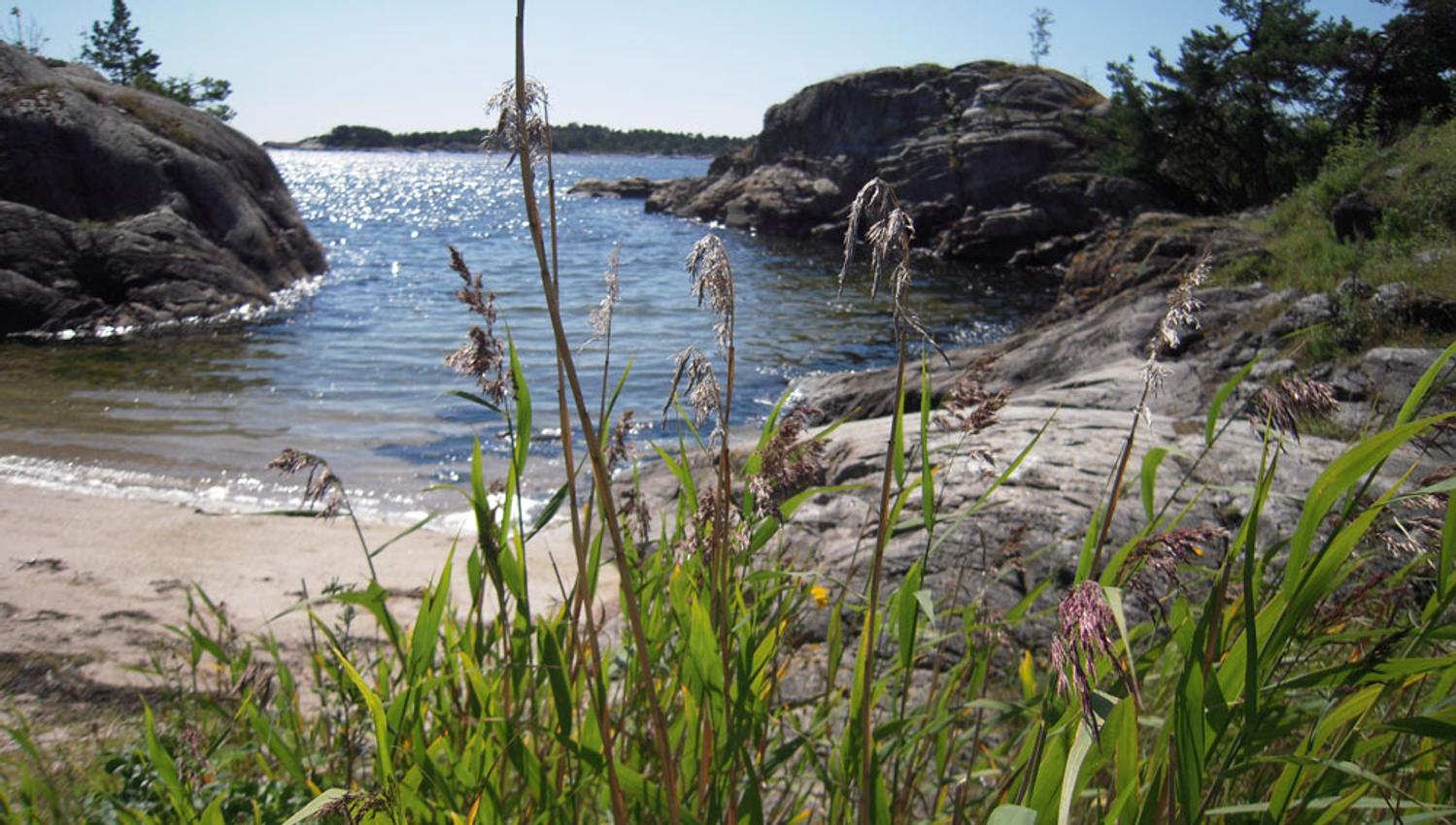 Ivarsand, en flott strand som ligger langs kyststien