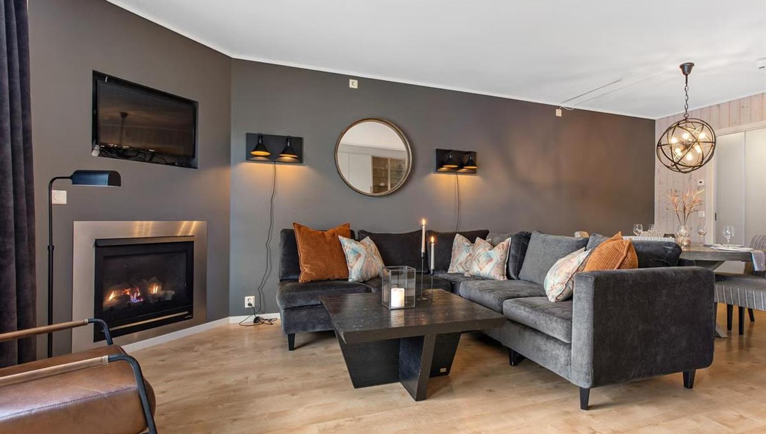 Apartment, living room Nermotunet