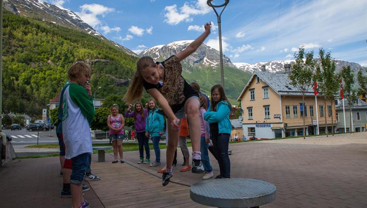 Aktiv læring og moro utandørs på KraftLaben i Hardanger.