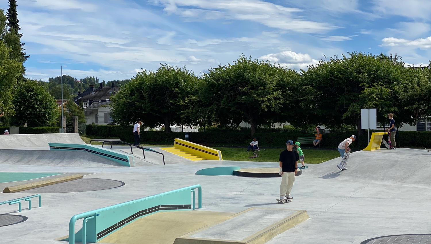 Fosseparken Skatepark i Hønefoss