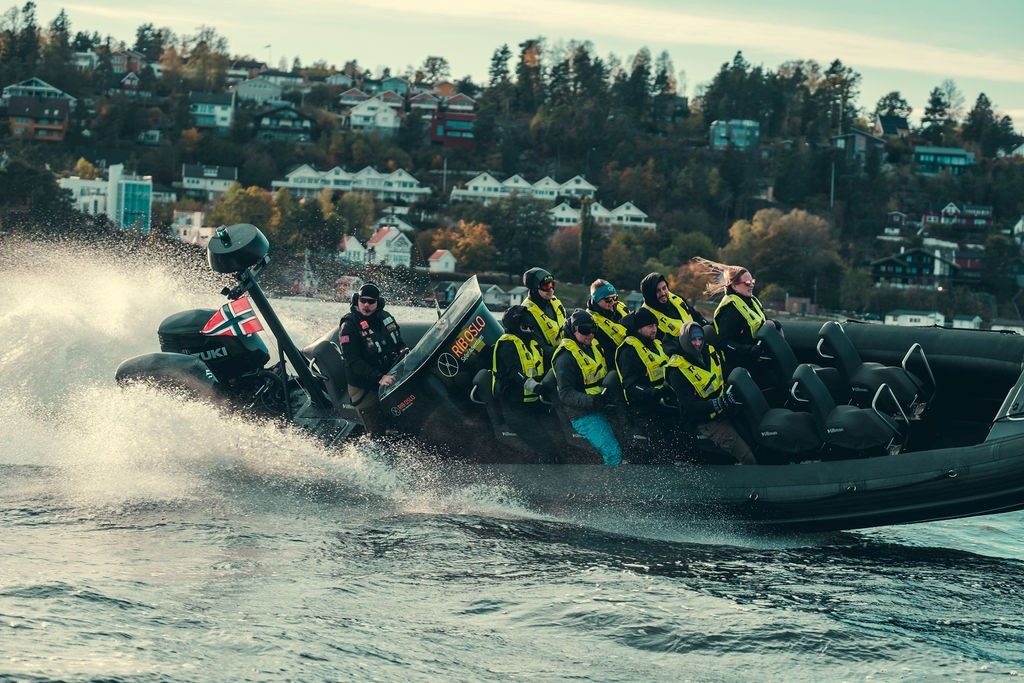 RIB with passengers