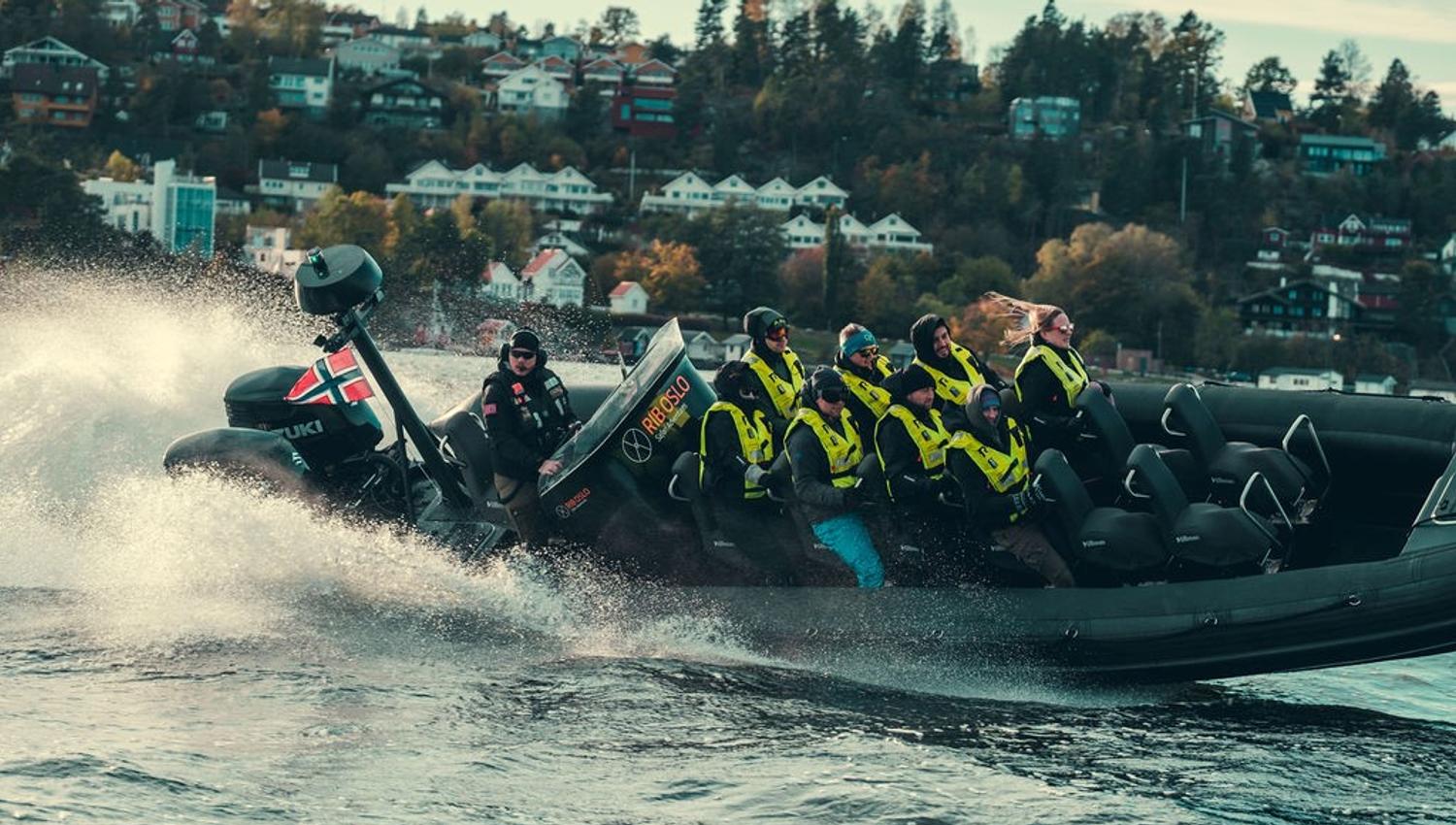 RIB with passengers