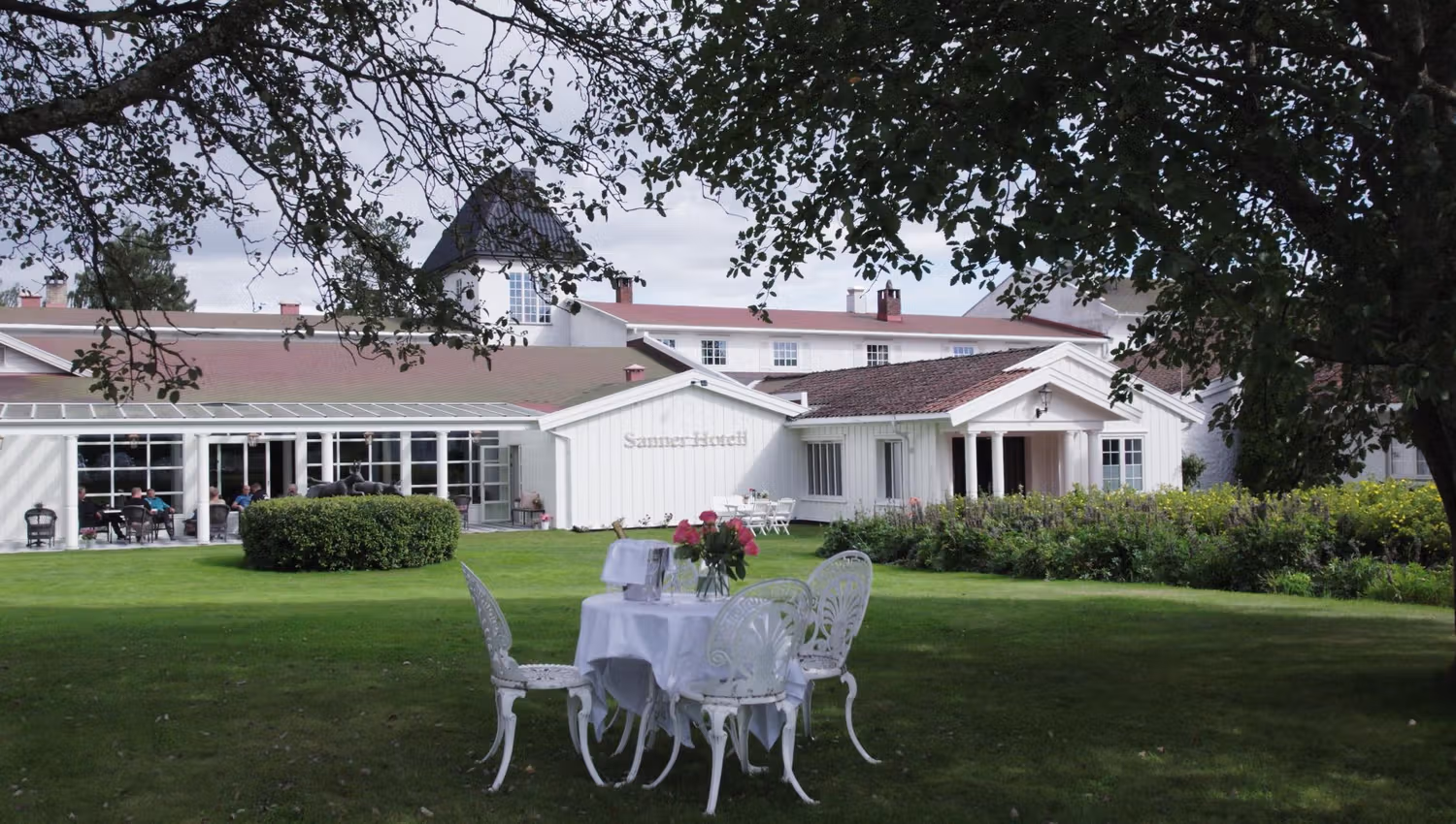 Sanner hotell på Granavollen på Hadeland