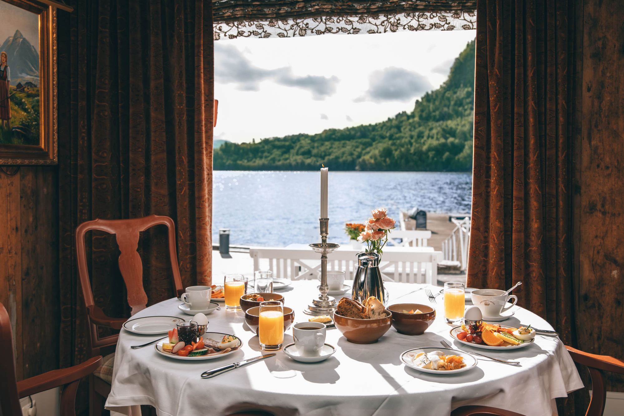 Frokost ved Angvik Gamle Handelssted by Classic Norway
