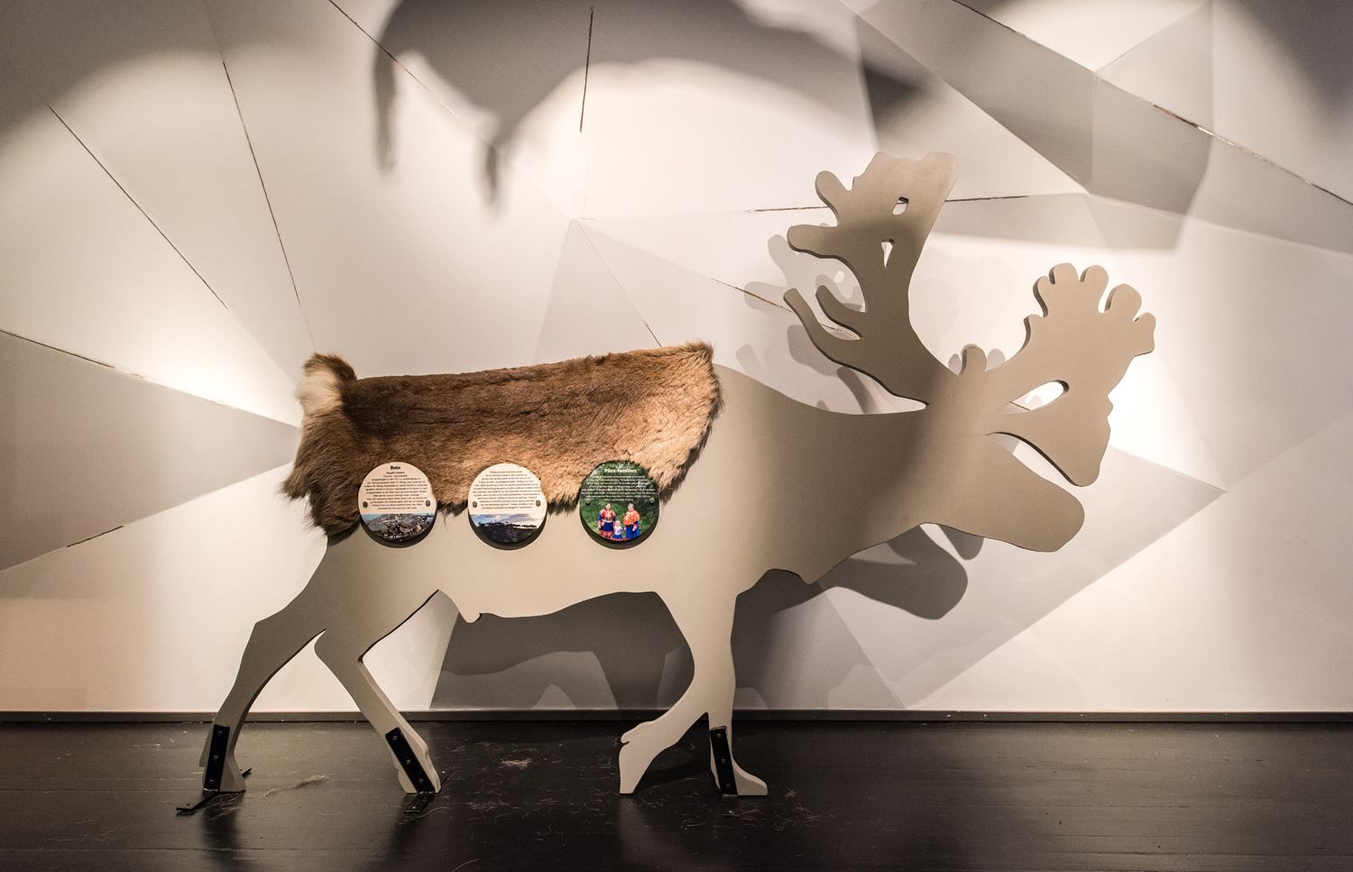Artistic reindeer figure