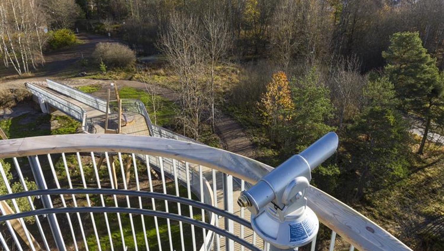 Viewpoint with telescope