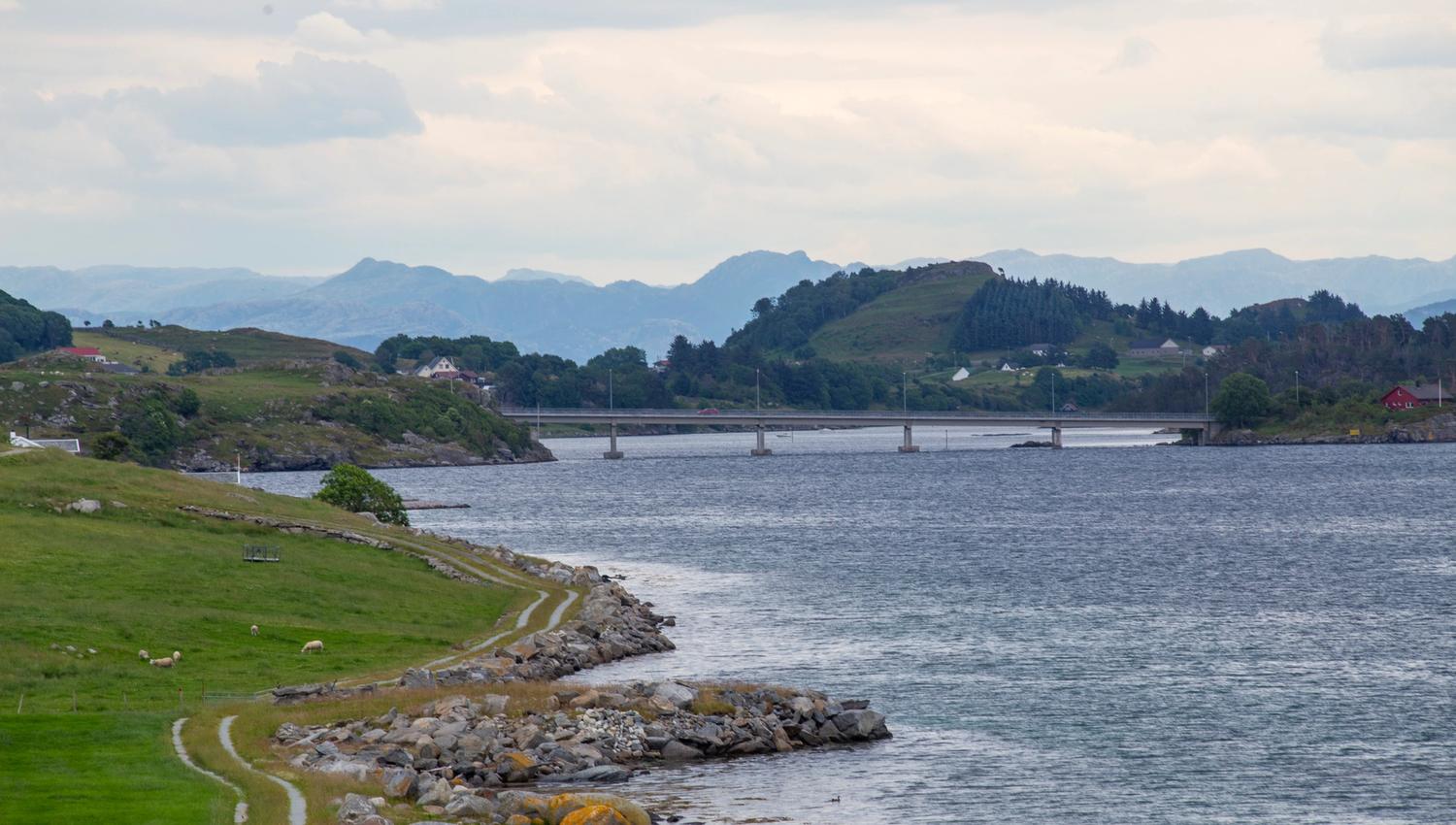 The islands are connected with bridges and tunnels