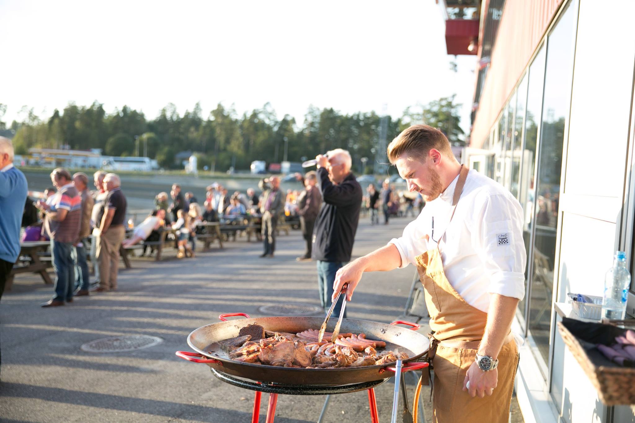 Grilling på Momarken Travbana