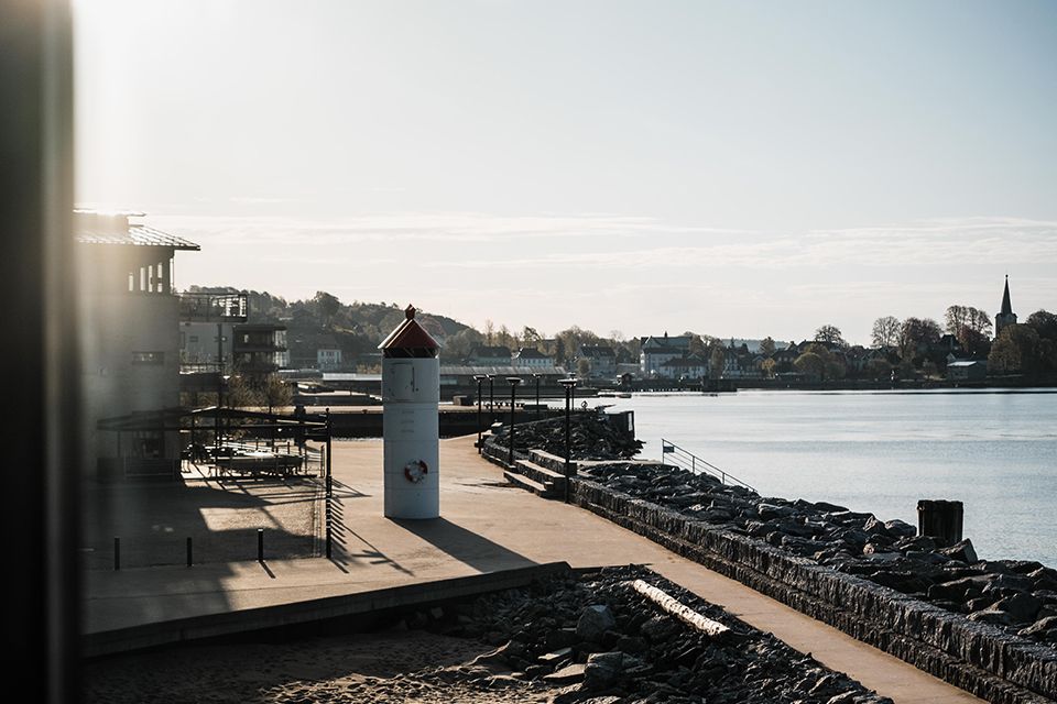 Harbor in Larvik
