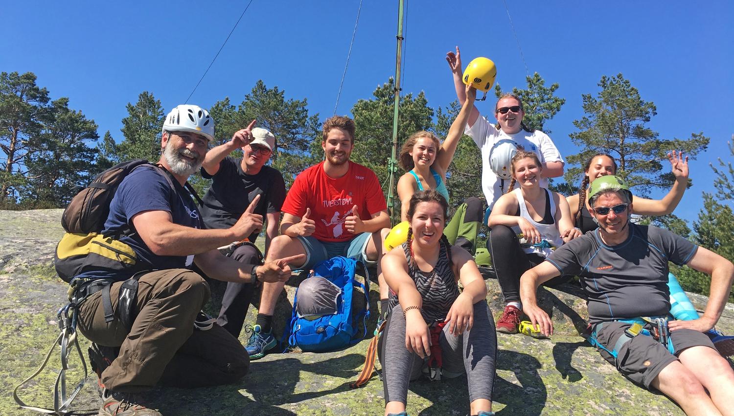Visit Wilderness via ferrata topp gruppe