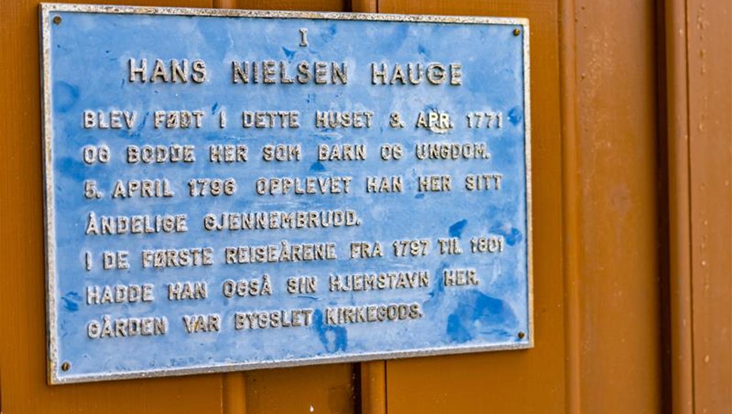 Plakett Hauge