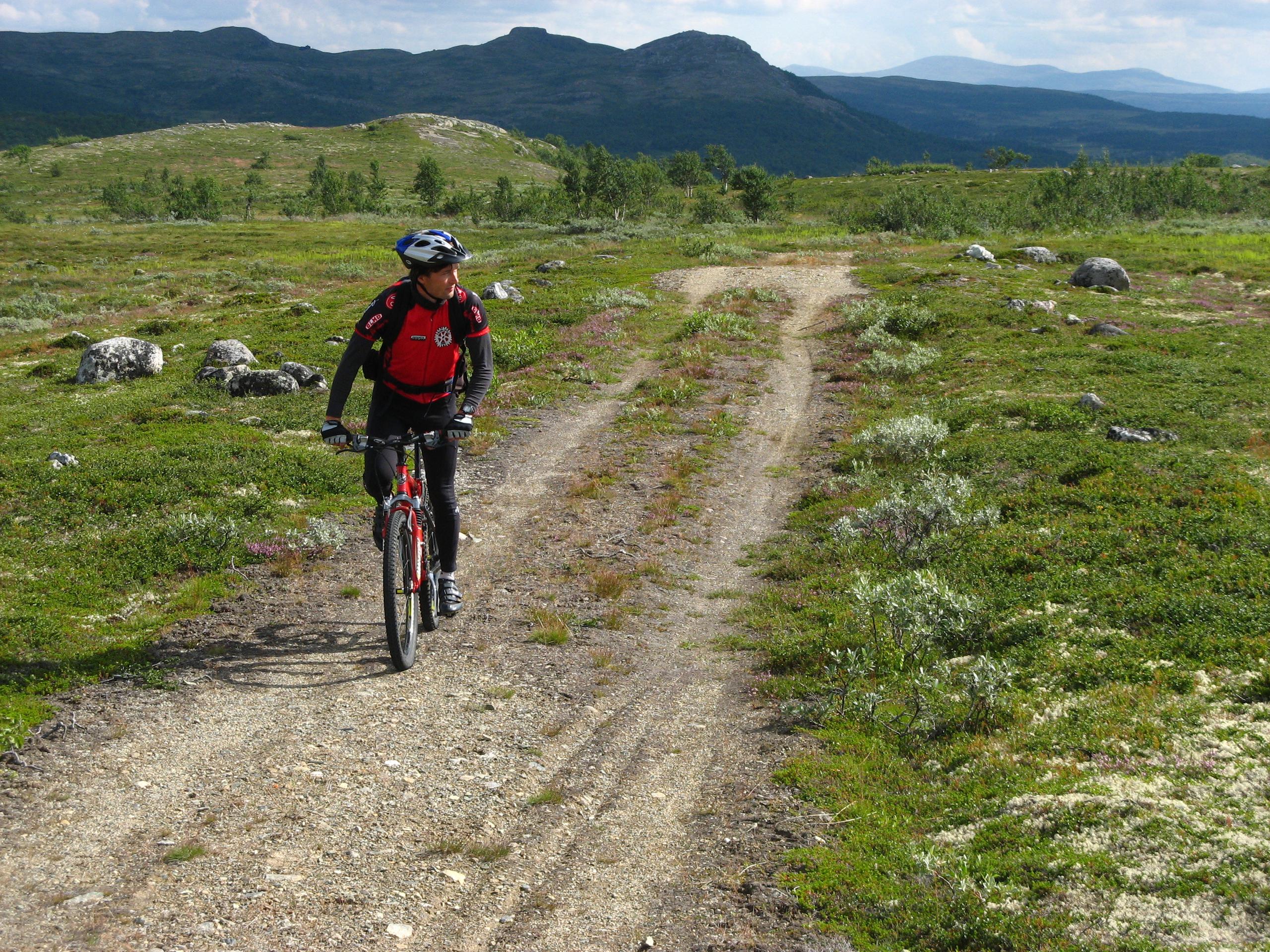 Cycling in the World Heritage site of Røros