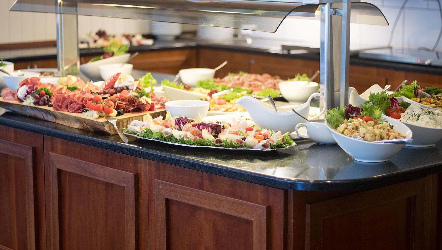 Conference lunch buffet
