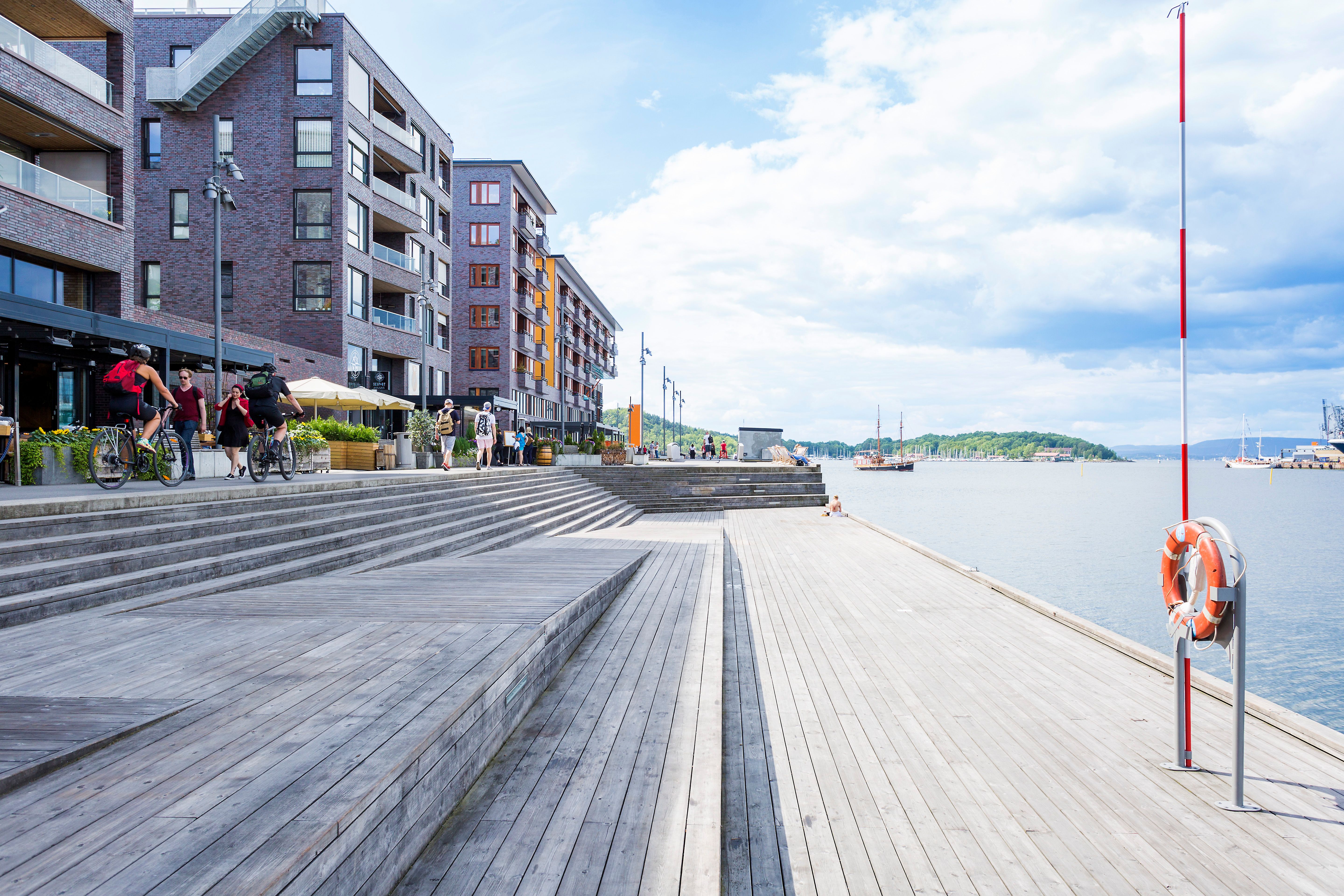 seating areas by the sea