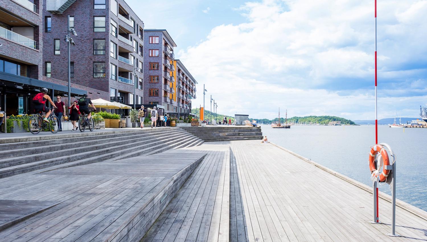 seating areas by the sea