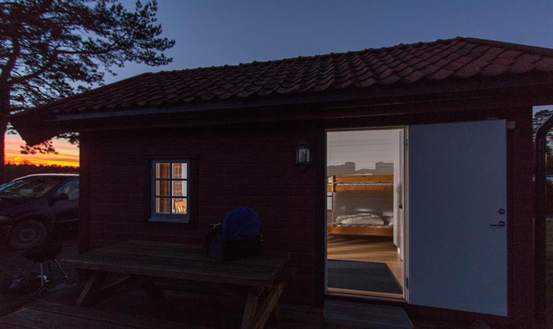 hytten på kvelden